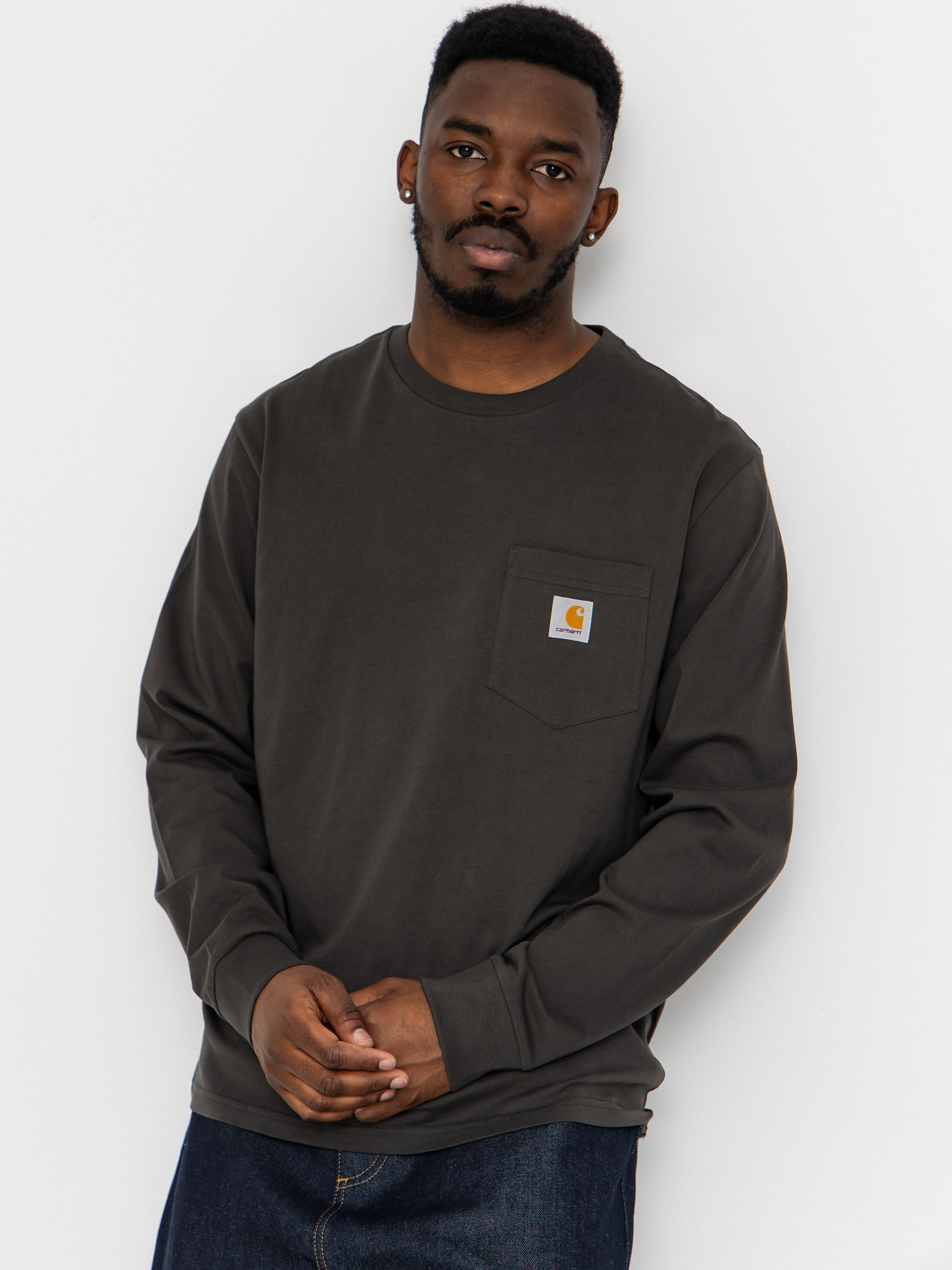 Longsleeve Carhartt WIP Pocket (oxide green)