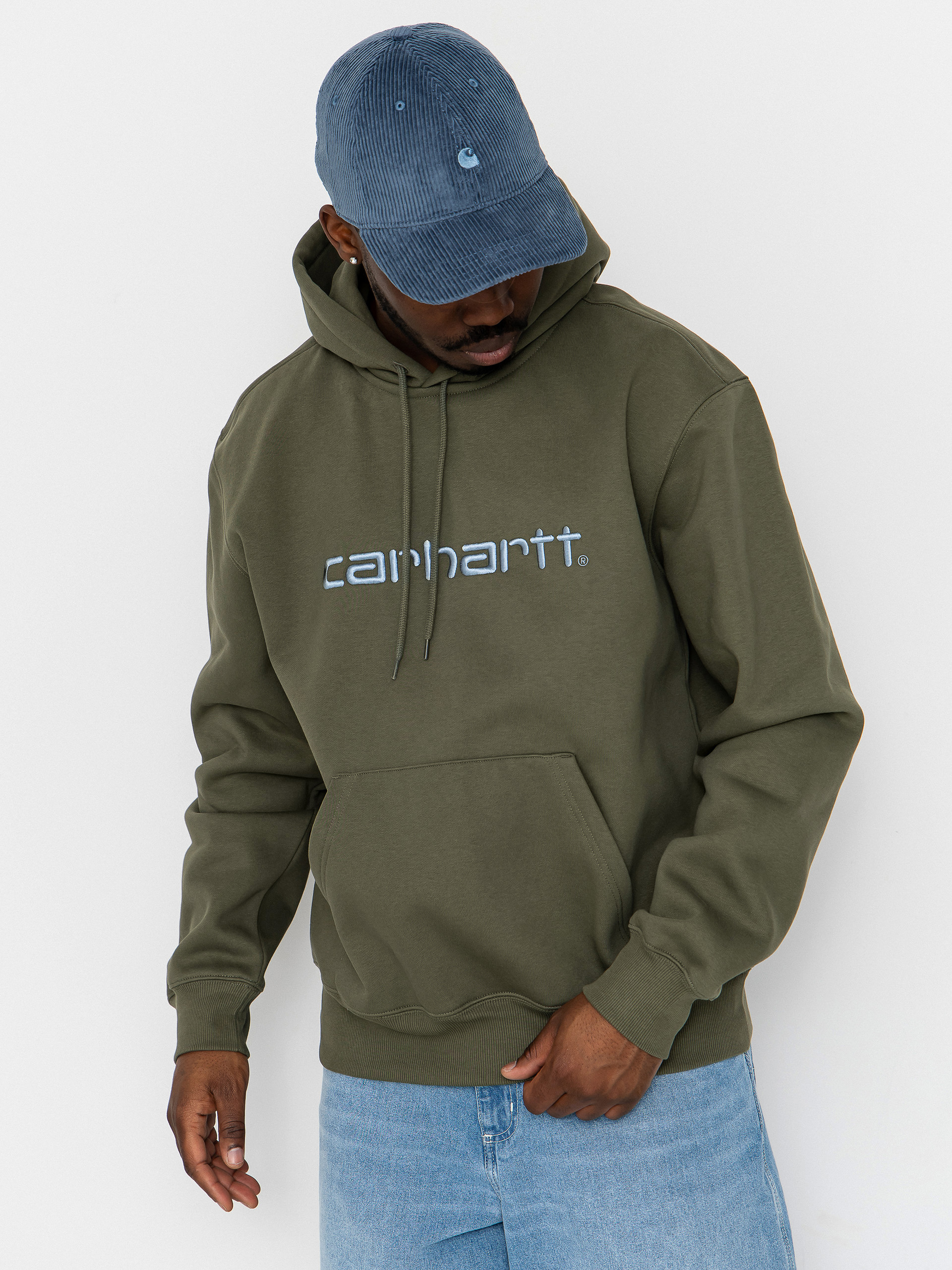 Bluza z kapturem Carhartt WIP Carhartt HD (leaf/tourmaline)