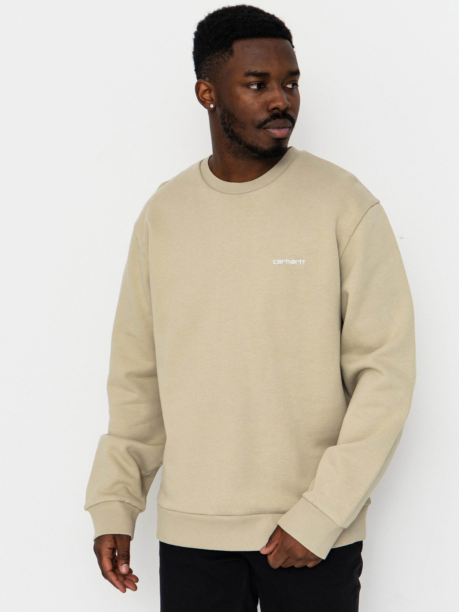 Bluza Carhartt WIP Script Embroidery (barchan/white)