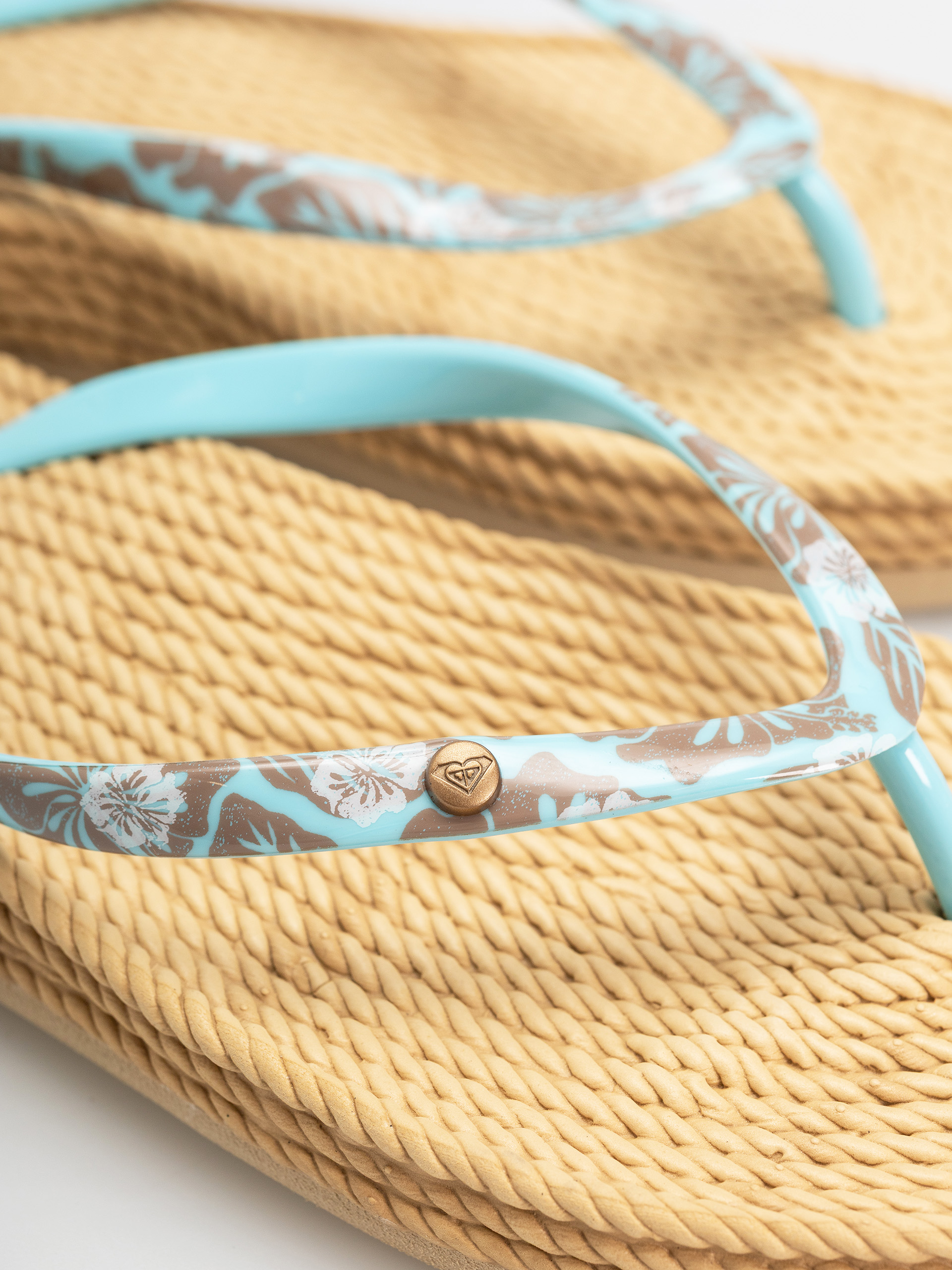 Japonki Roxy South Beach III Wmn (light blue/brown)