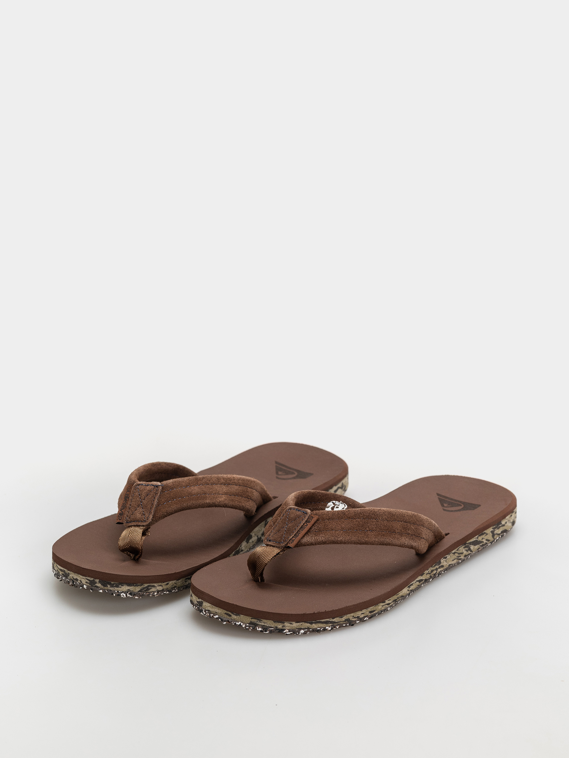Japonki Quiksilver Carver Suede Recycled (brown)