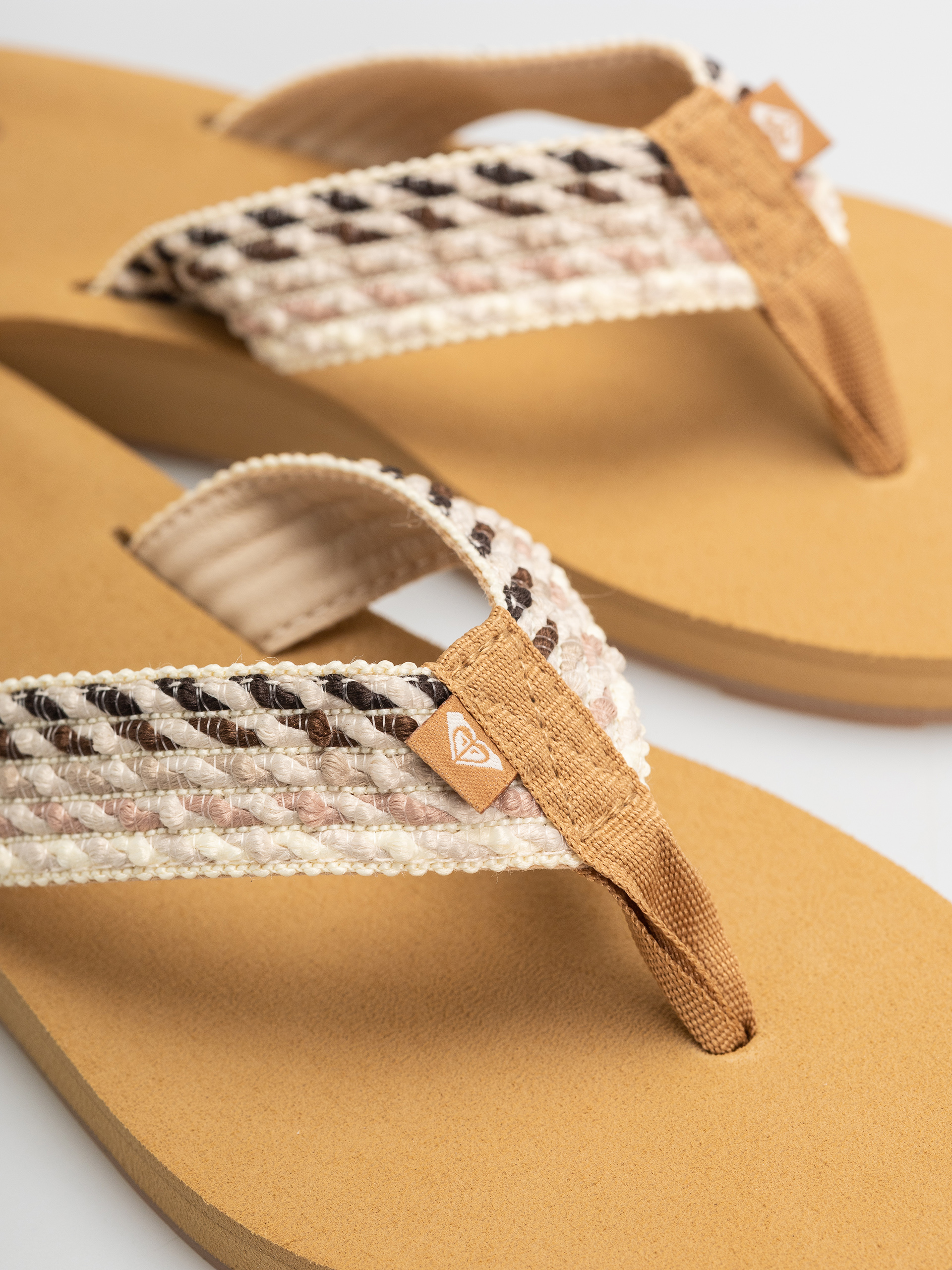 Japonki Roxy Porto Rope Wmn (light brown/brown)