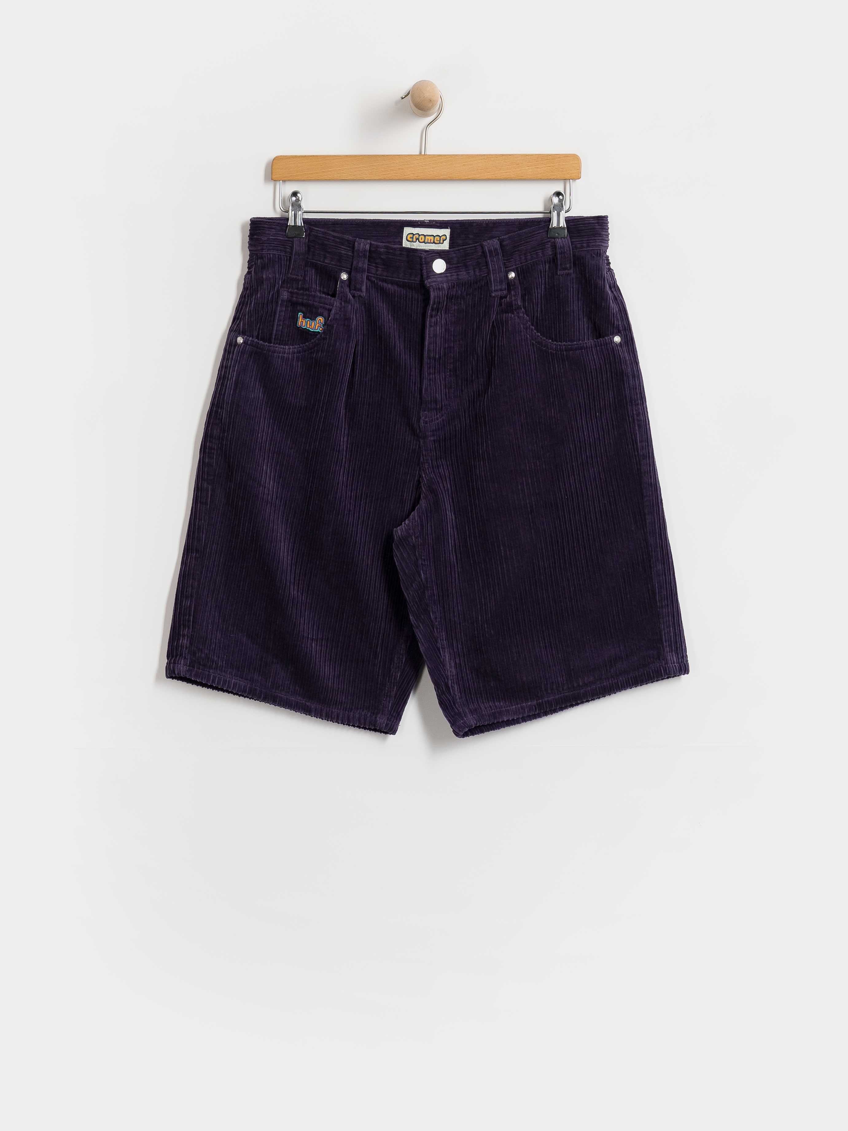 Szorty HUF Cromer Corduroy (dark berry)