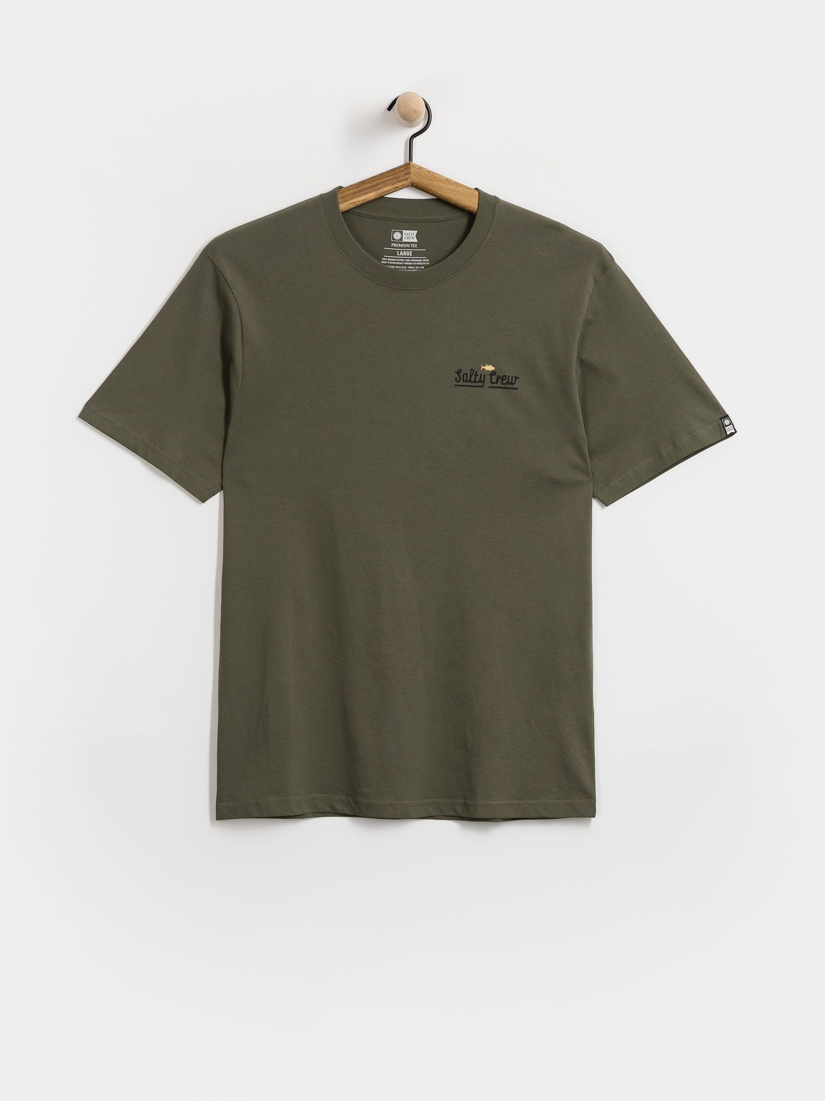 T-shirt Salty Crew Border Fill Classic (dusty olive)