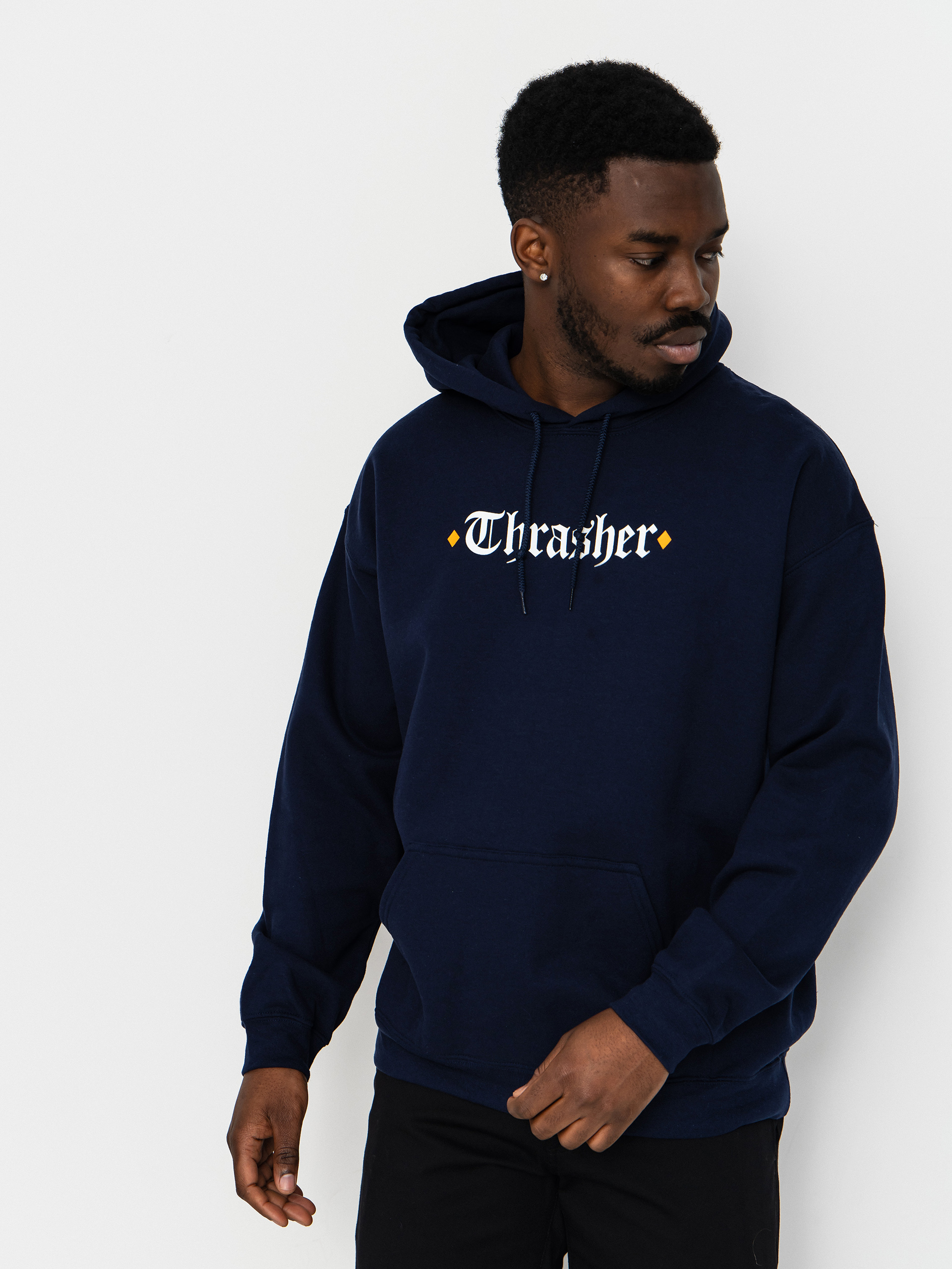 Bluza z kapturem Thrasher x Spitfire The End Oath HD (navy)