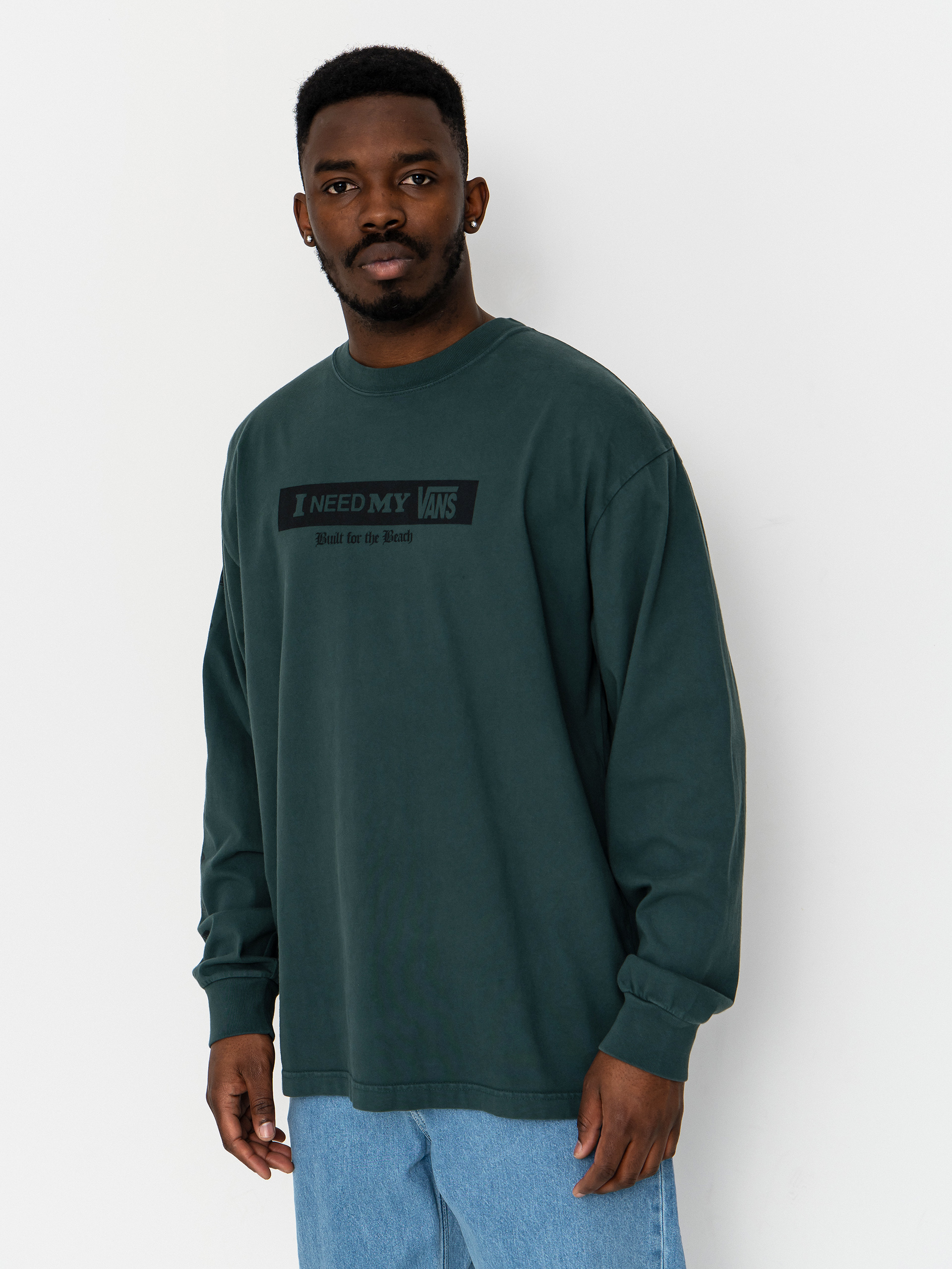 Longsleeve Vans I Need My (mystic moss)