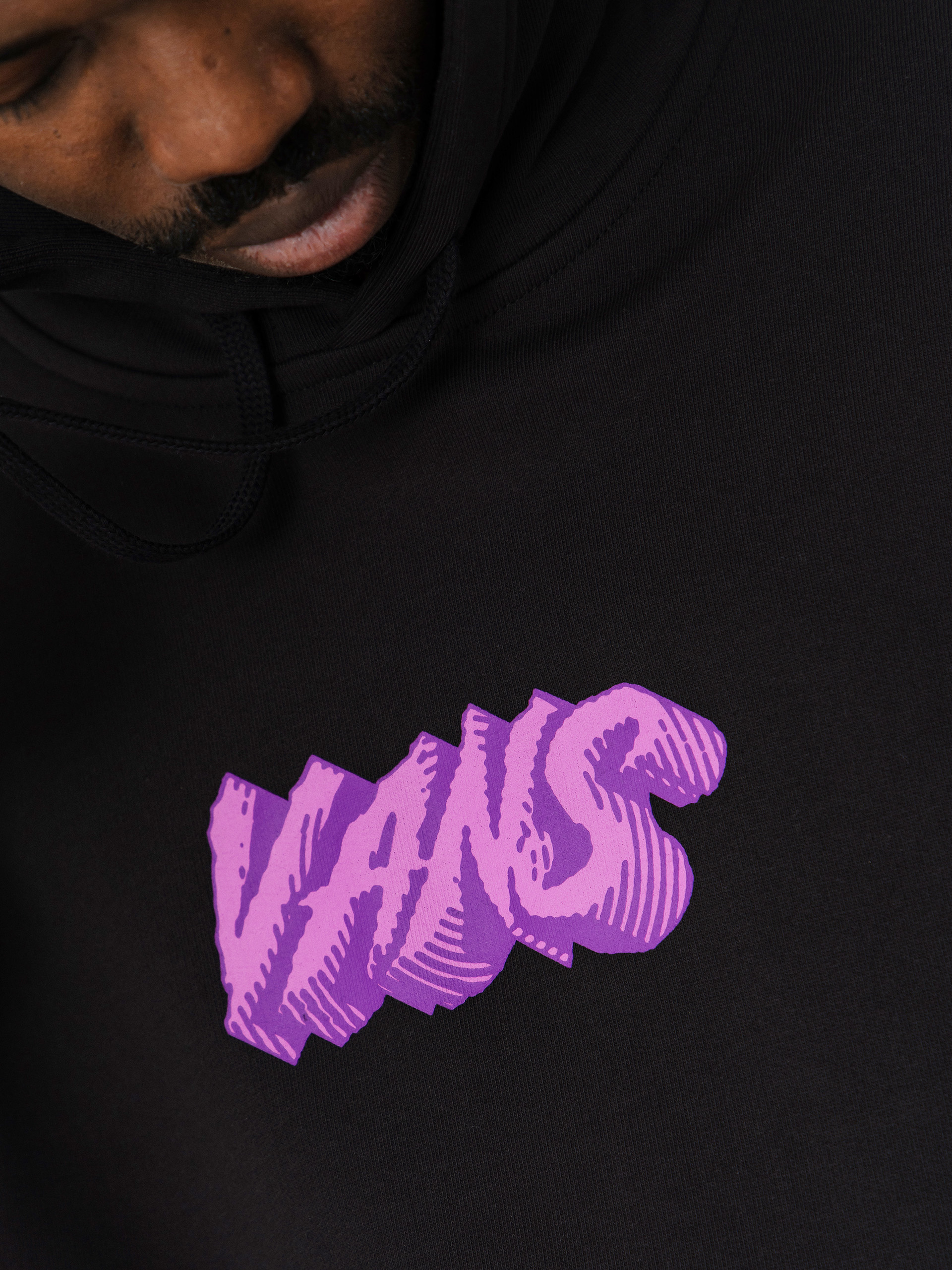 Bluza z kapturem Vans Stone Swirl Loose HD (black)