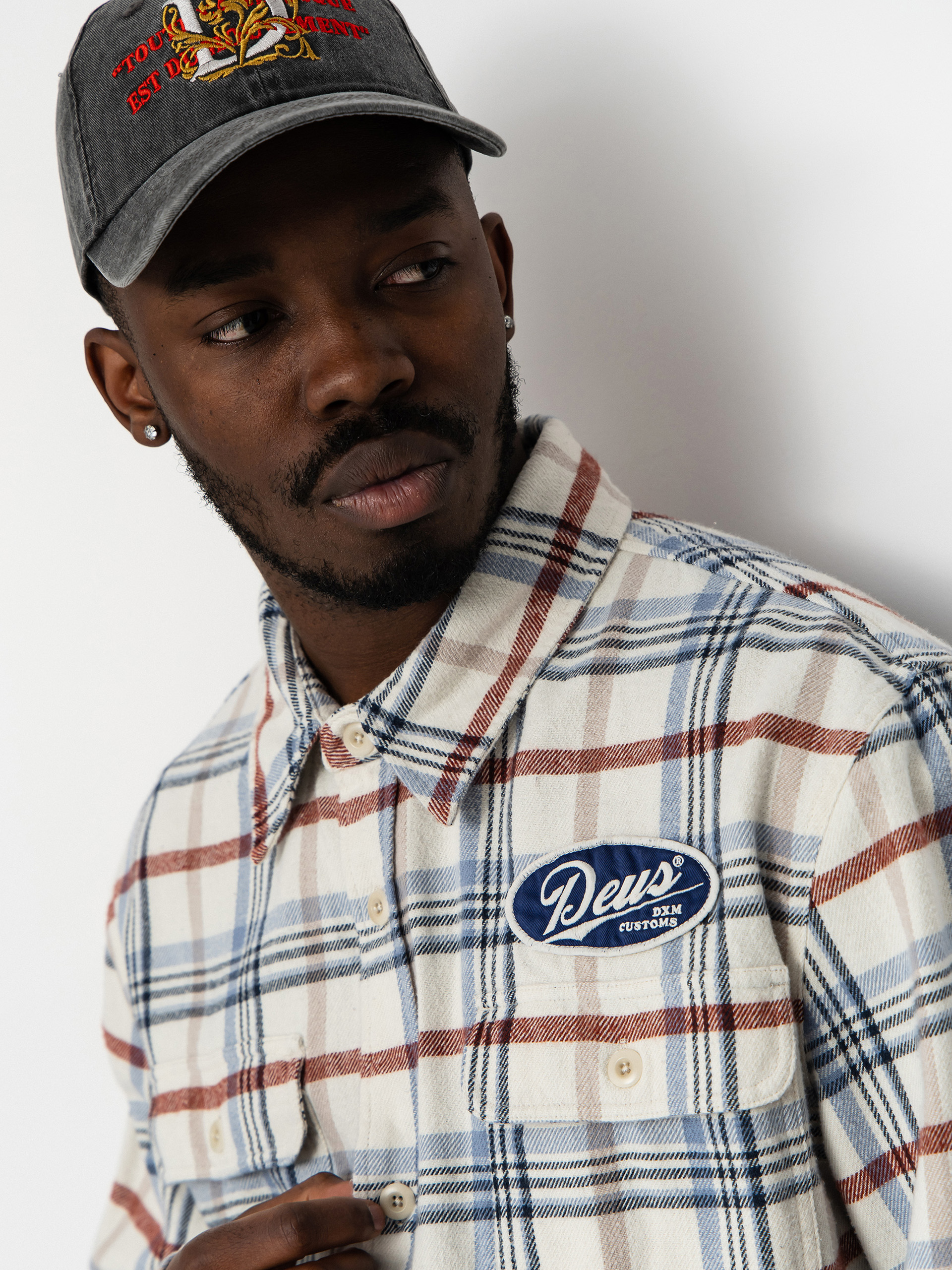 Koszula Deus Ex Machina Vacay Check (natural check)