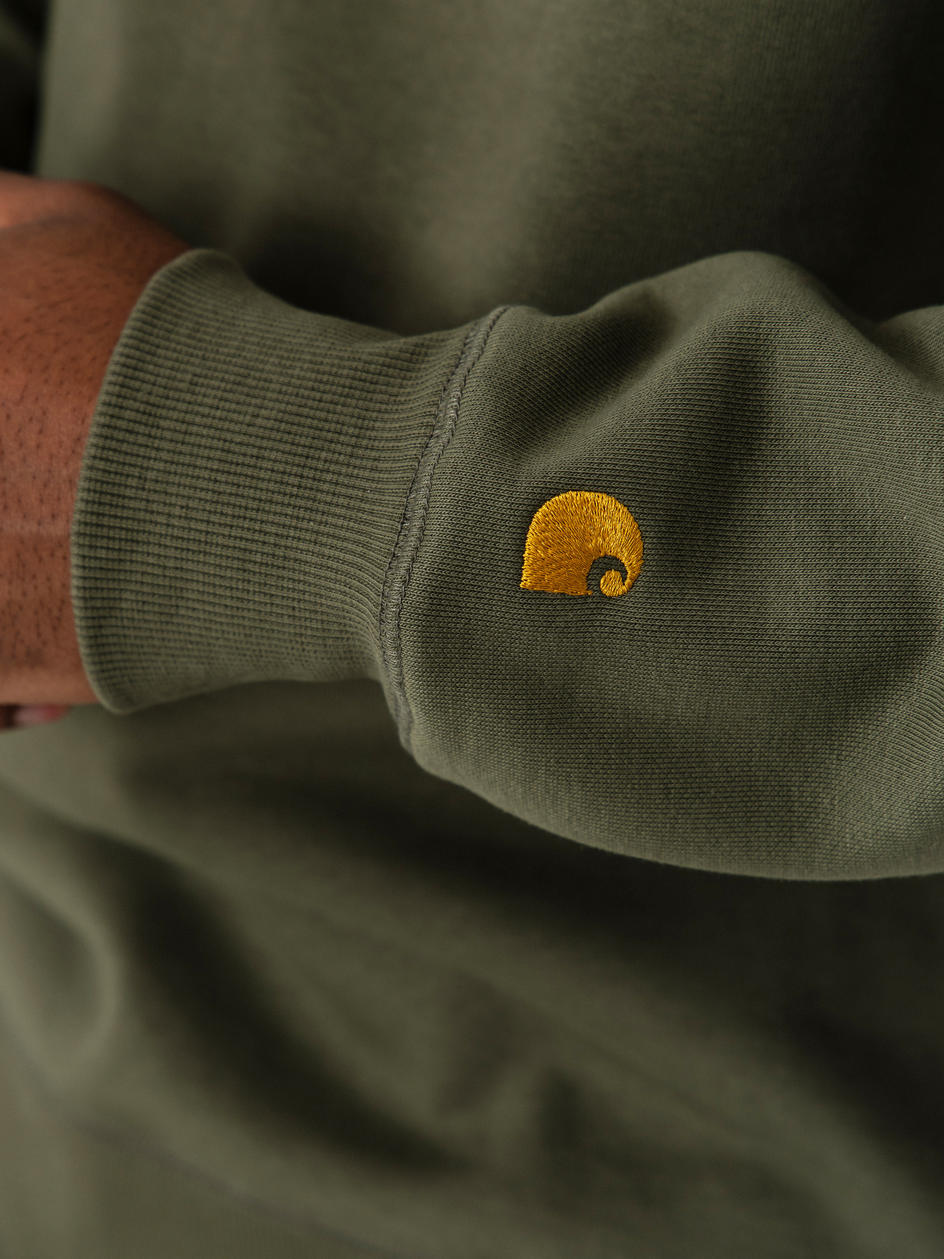 Bluza Carhartt WIP Chase (leaf/gold)