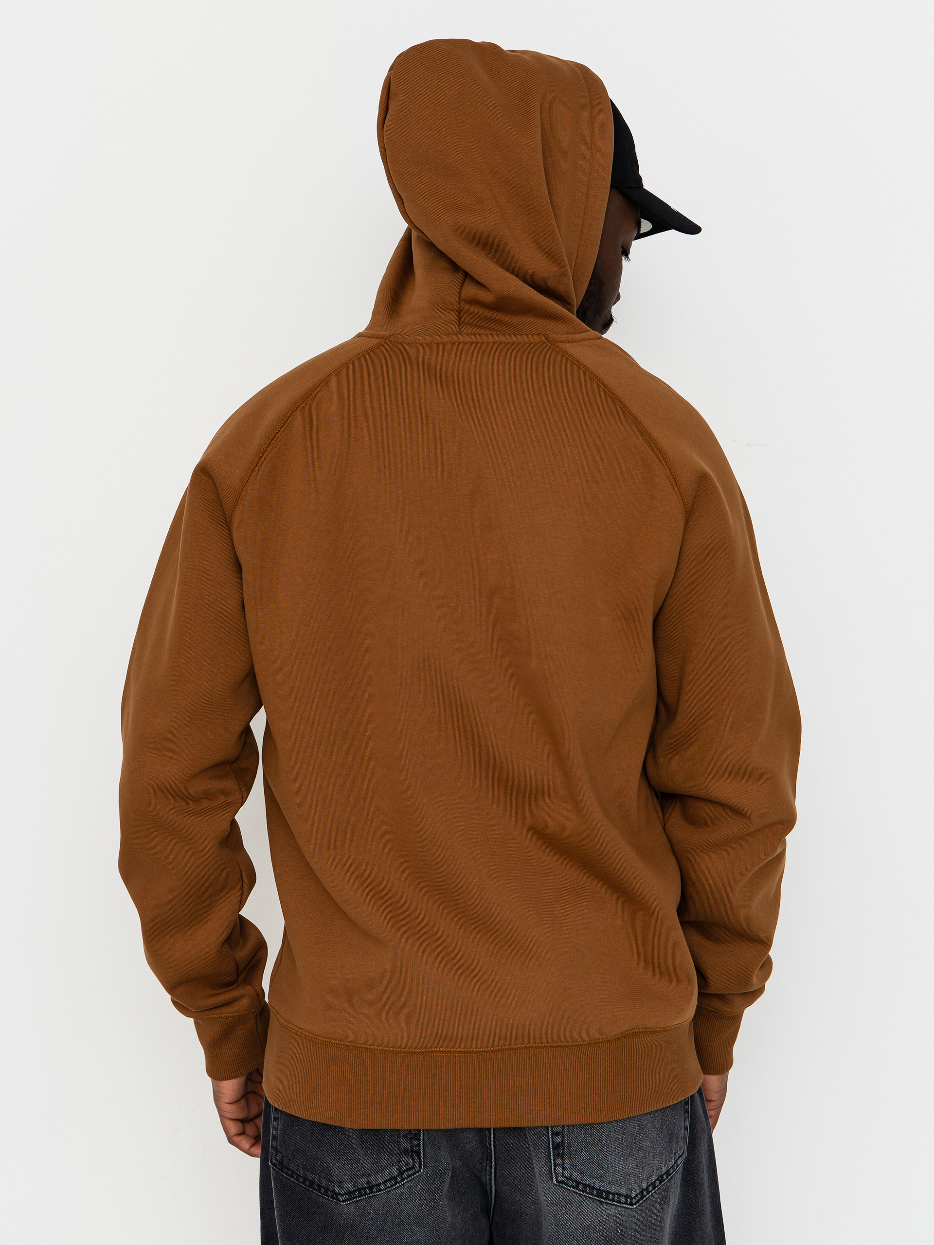 Bluza z kapturem Carhartt WIP Chase HD (hamilton brown/gold)