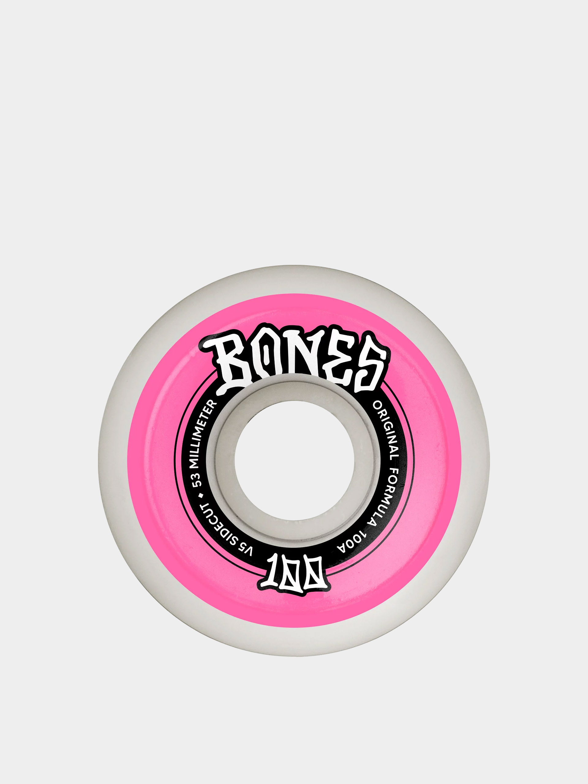 Kółka Bones OG 100A Sidecut V5 (white/pink)