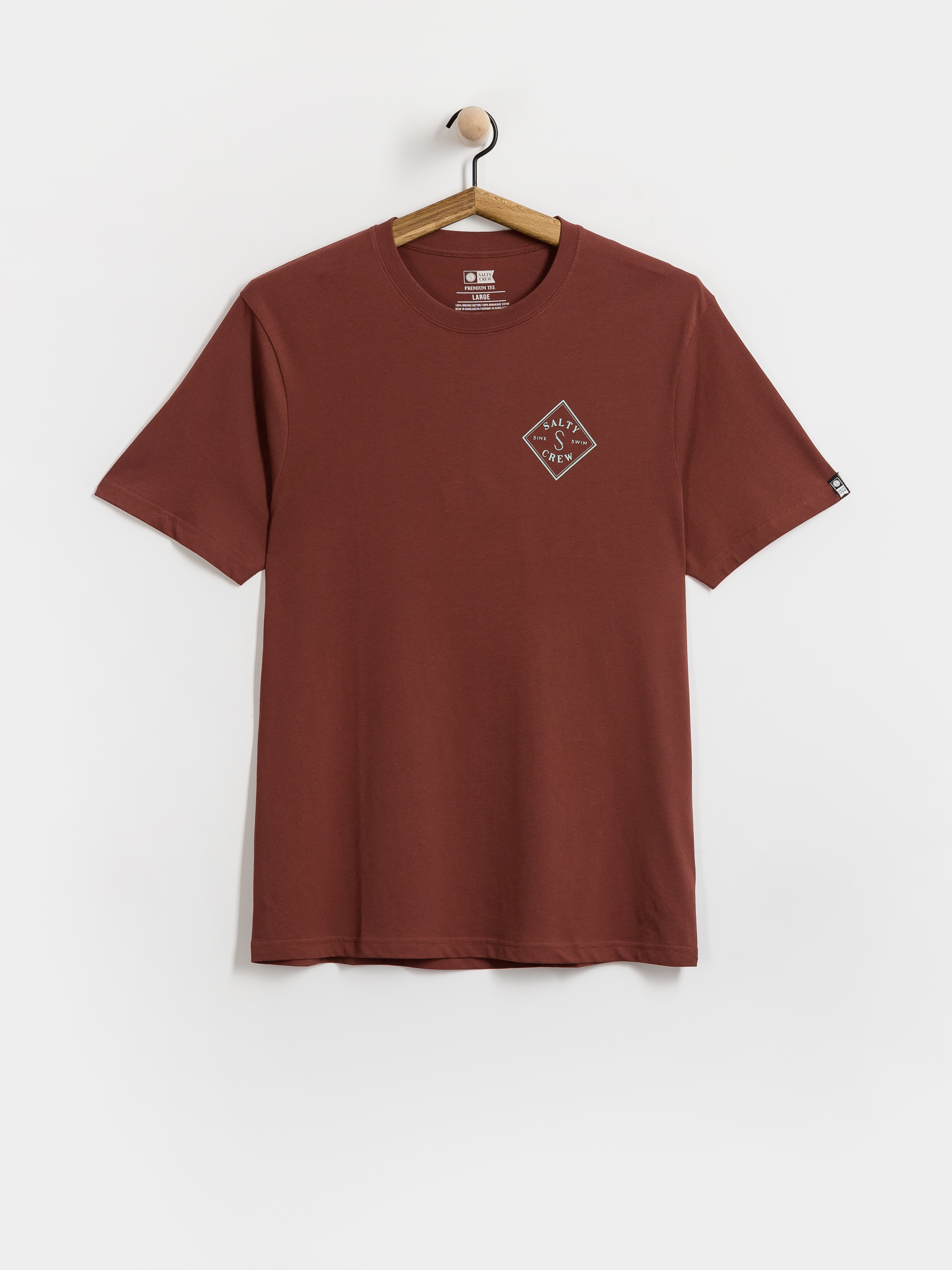 T-shirt Salty Crew Tippet (burgundy)