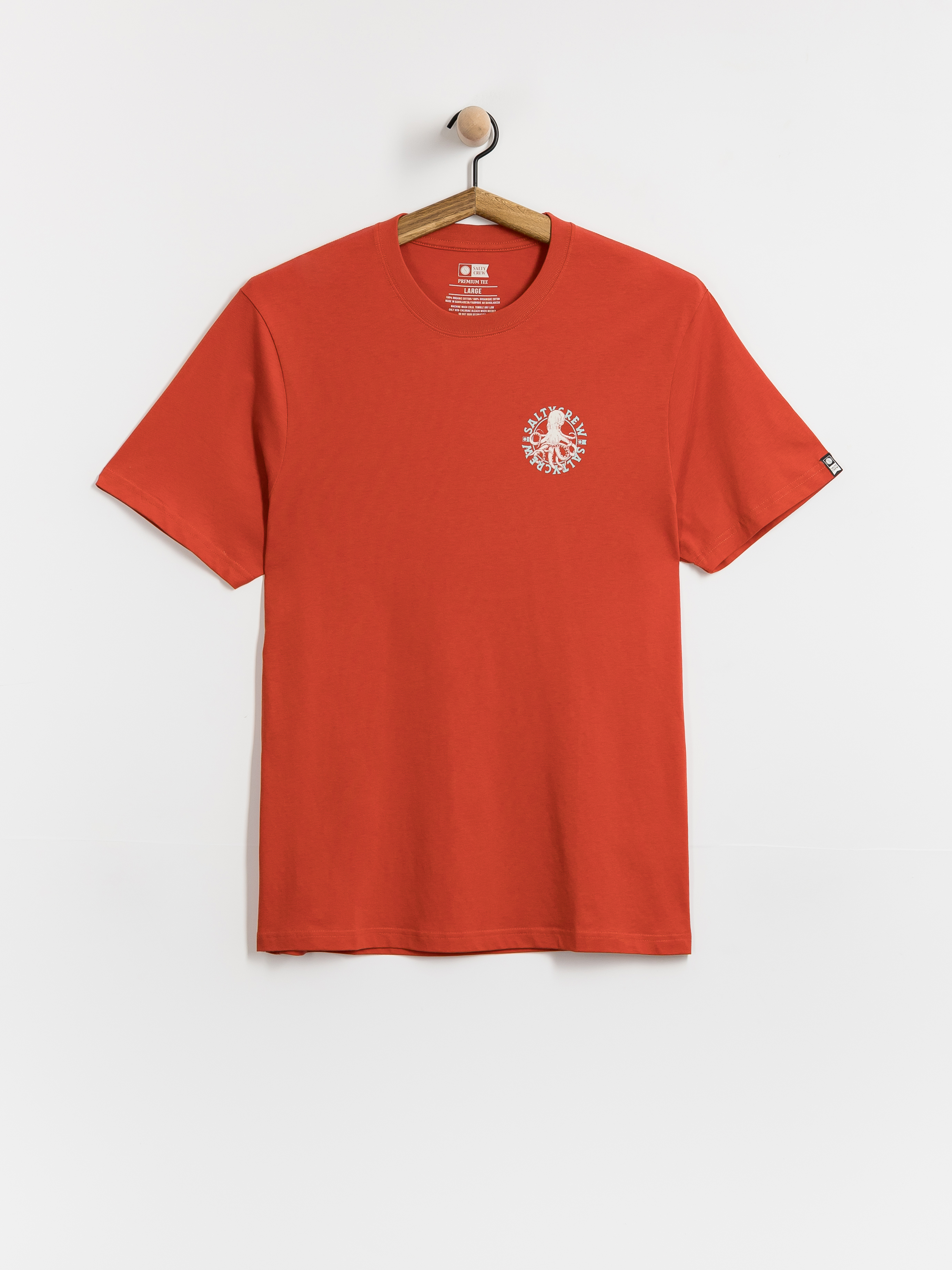 T-shirt Salty Crew Tentacles (washed red)