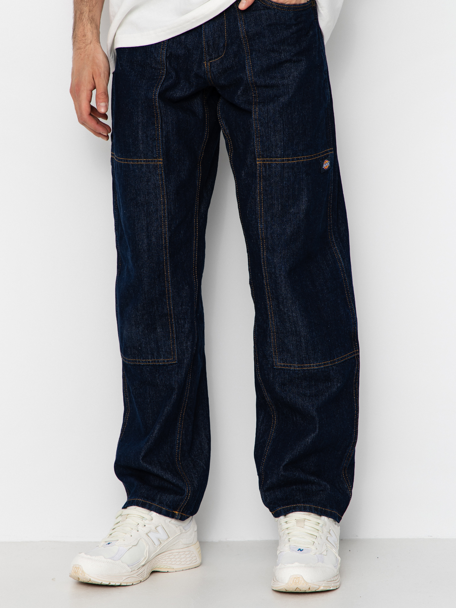 Spodnie Dickies X Harley Davidson Denim Carpenter (rinsed indigo blue)
