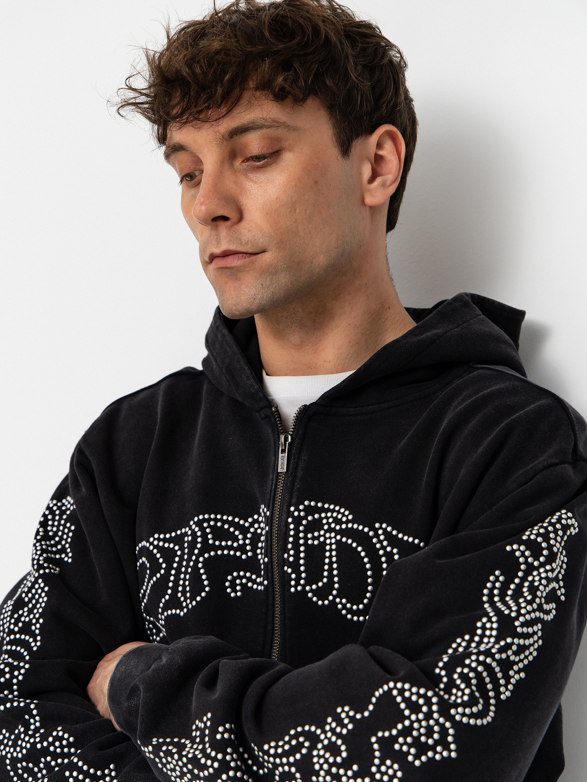 Bluza z kapturem RipNDip Pretty Flacko Zip HD (black/charcoal)