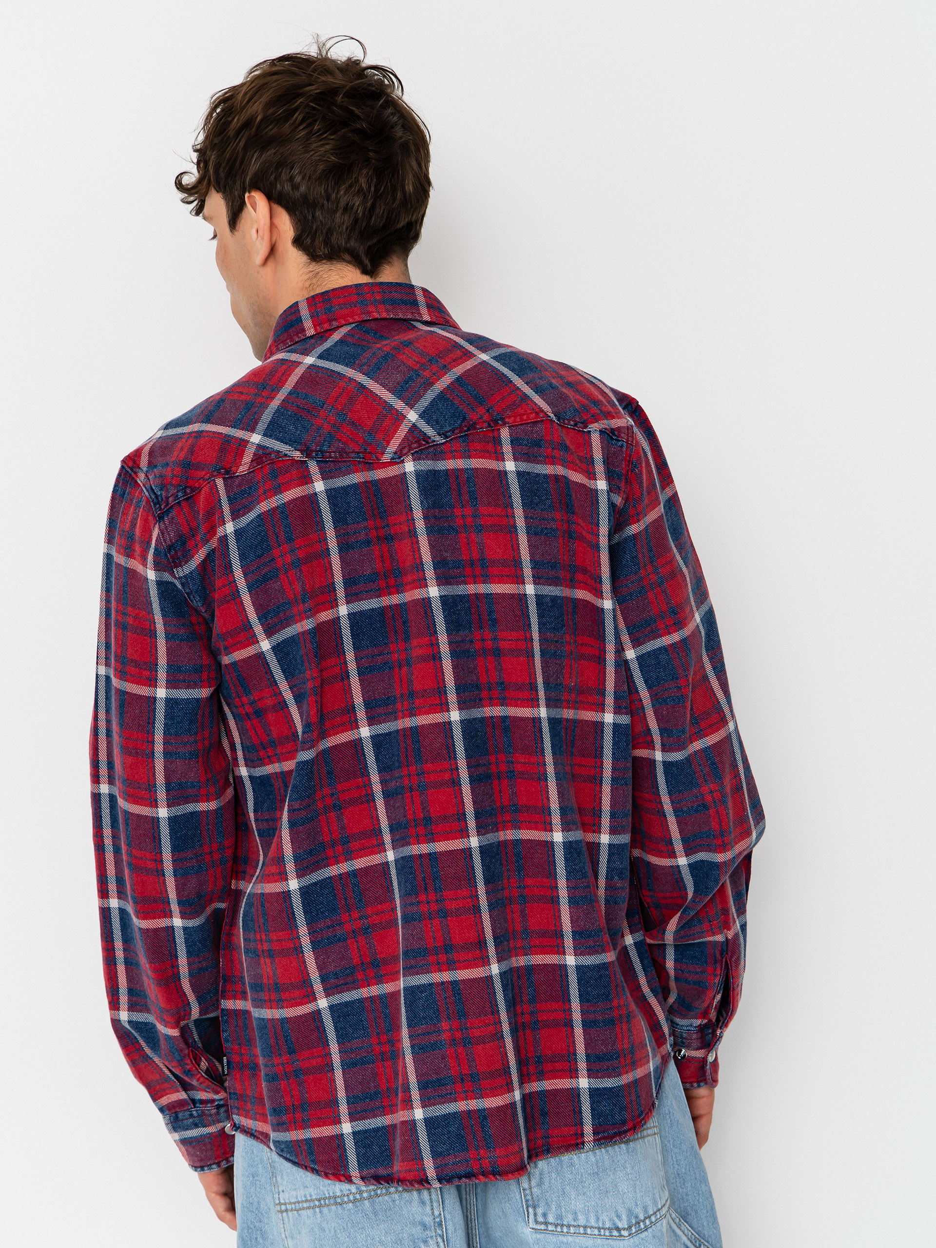 Koszula Brixton Waylon Lw Overshirt (denim plaid)