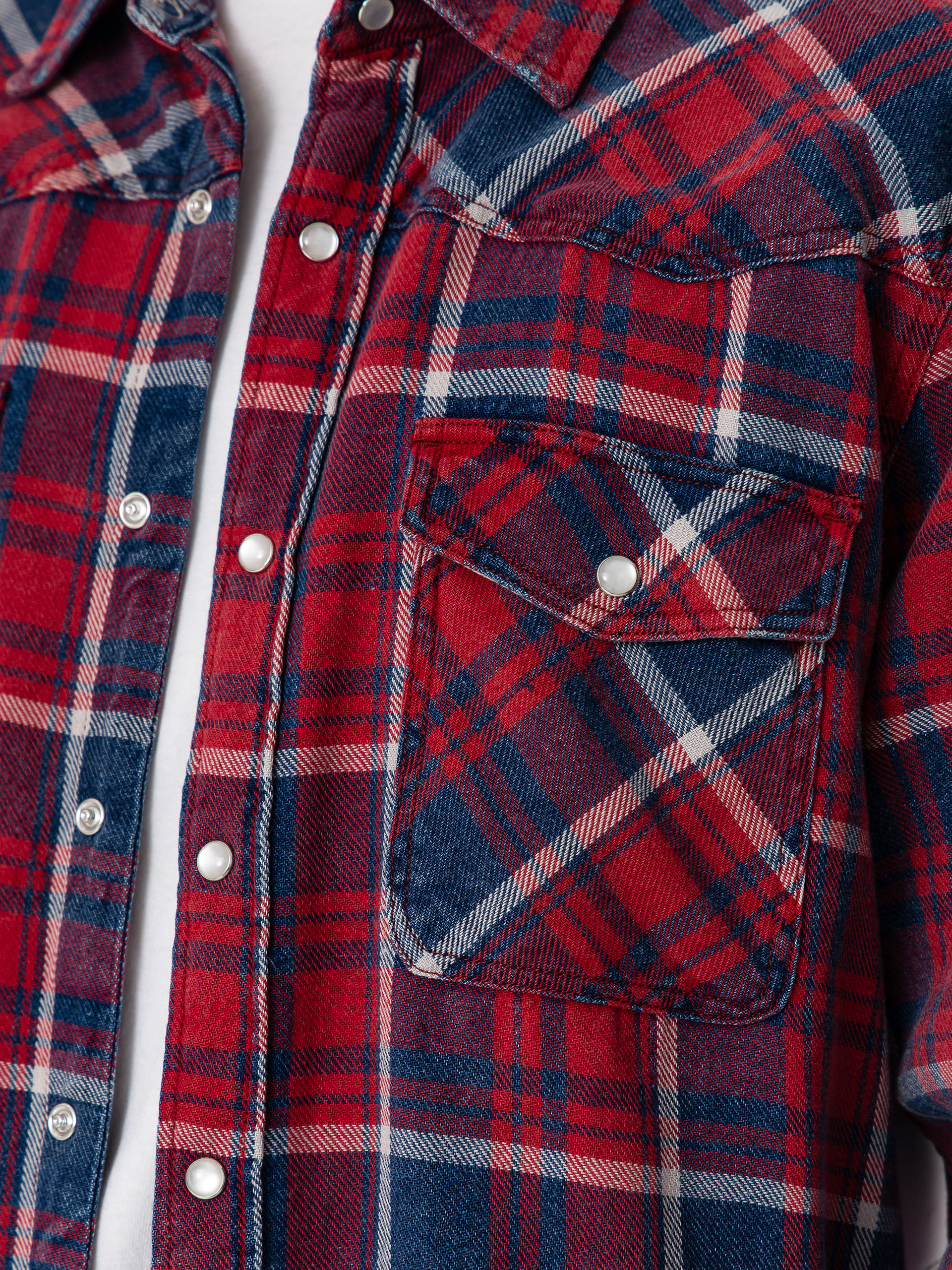 Koszula Brixton Waylon Lw Overshirt (denim plaid)