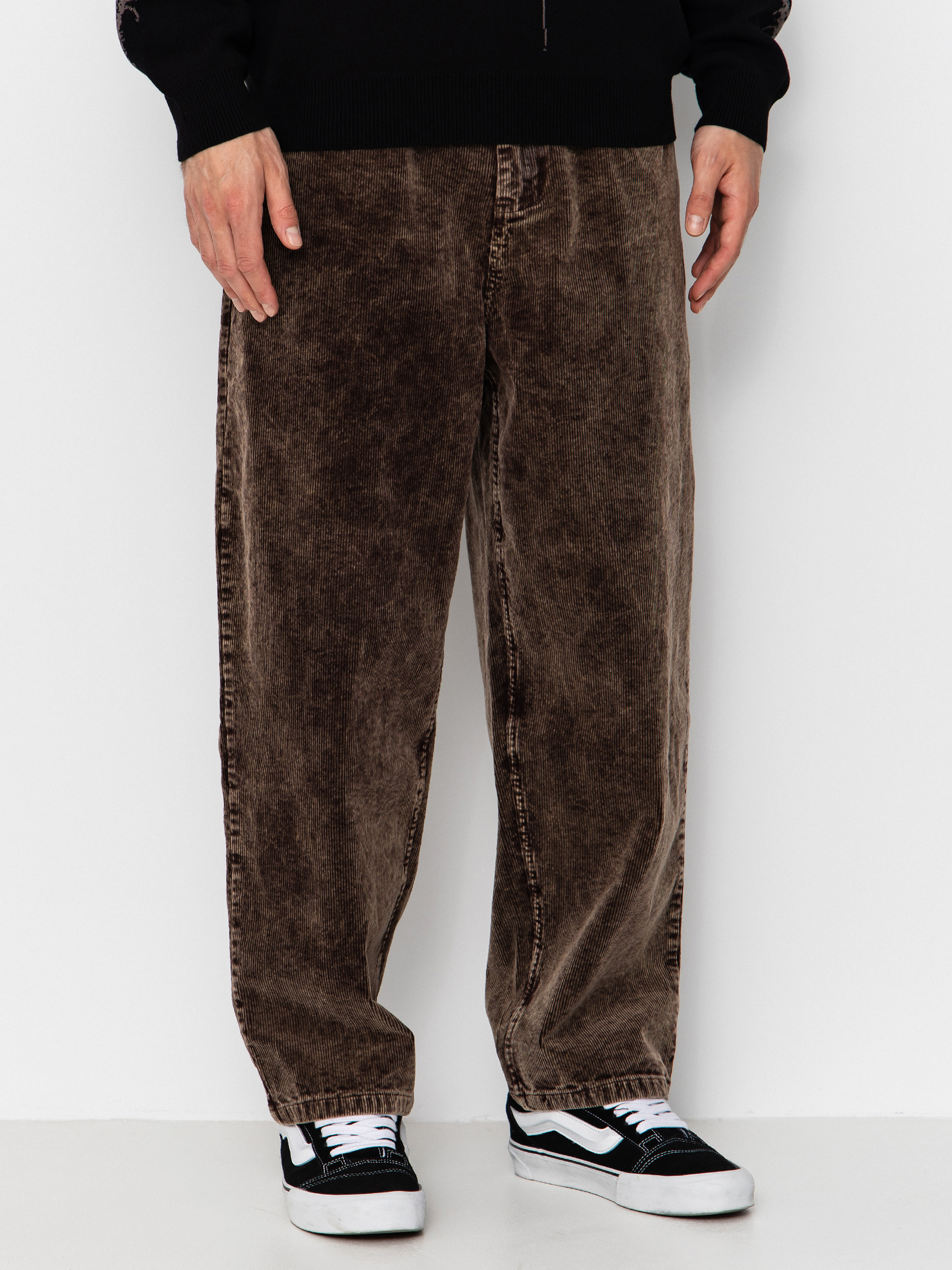 Spodnie Wasted Paris Faded Corduroy Casper (faded brown)