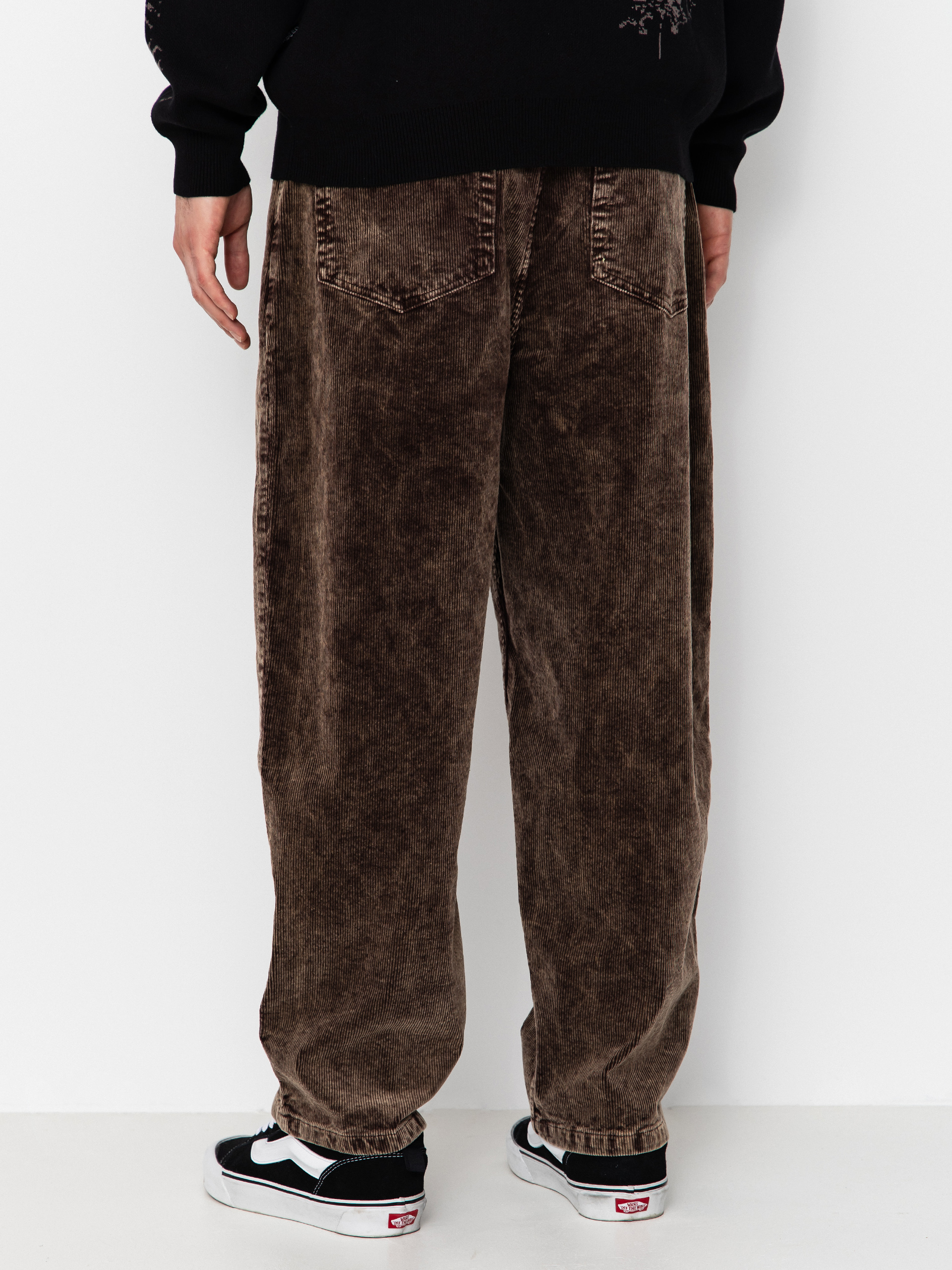Spodnie Wasted Paris Faded Corduroy Casper (faded brown)