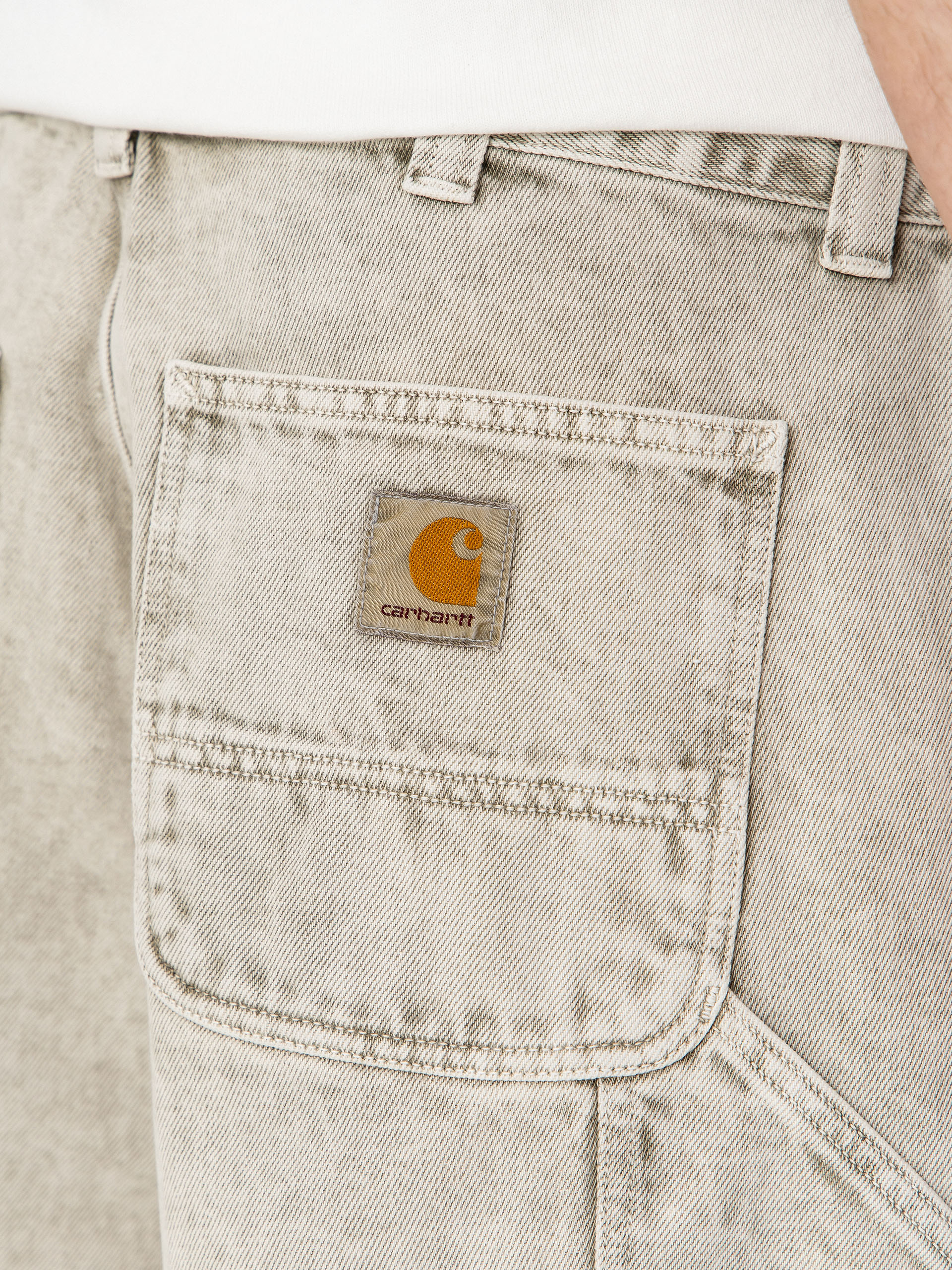 Szorty Carhartt WIP OG Single Knee (opuntia chalk wash)
