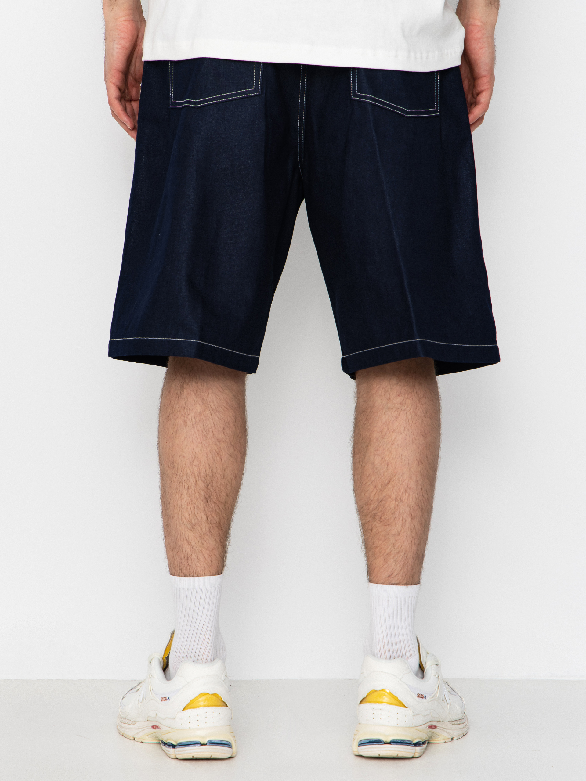 Szorty Carhartt WIP Brandon (blue rigrid)