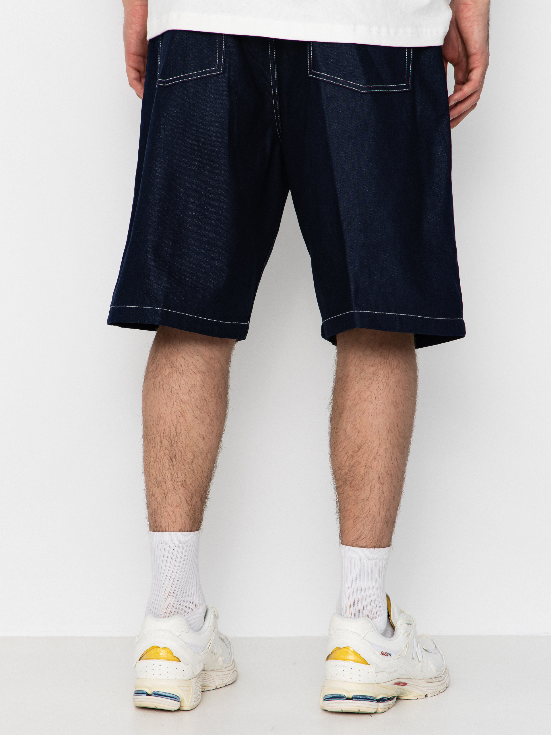 Szorty Carhartt WIP Brandon (blue rigrid)