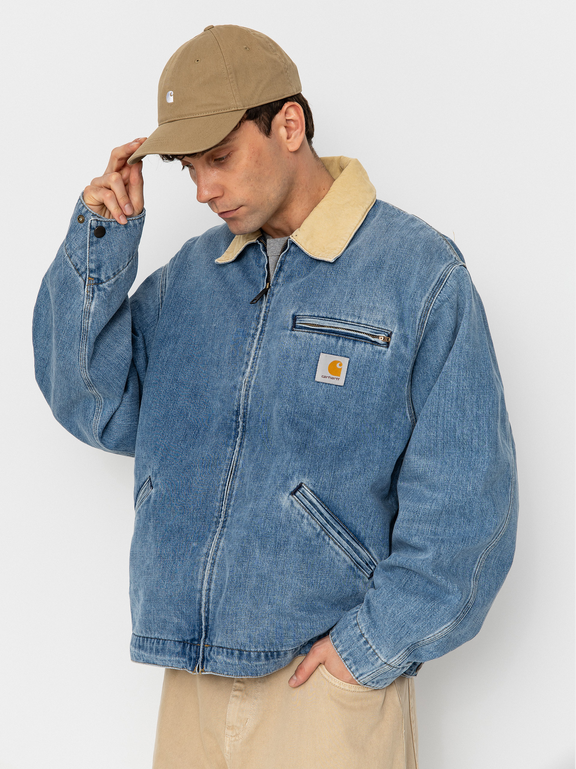 Kurtka Carhartt WIP OG Detroit (blue/dusty h brown)