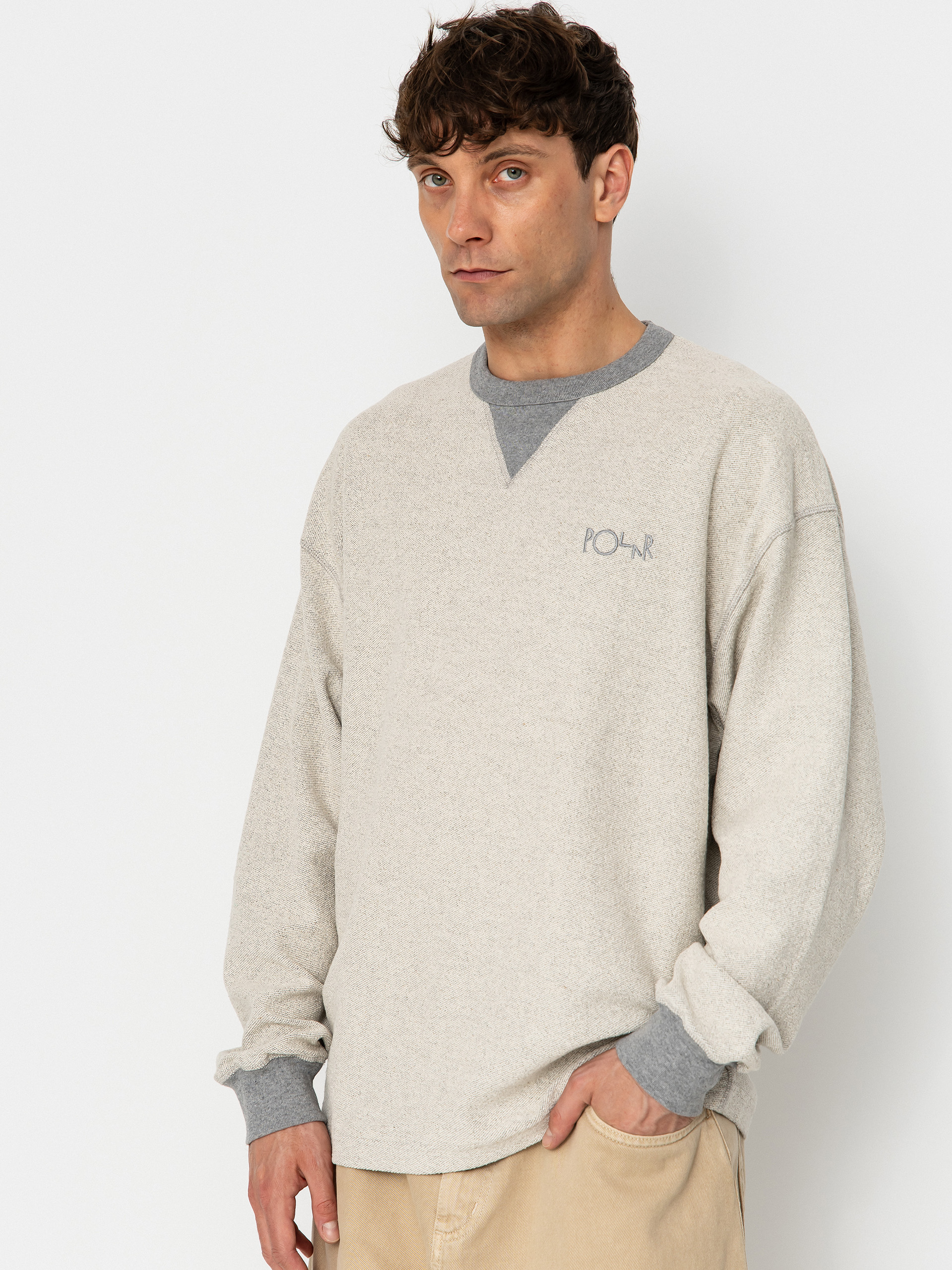 Sweter Polar Skate Reversed (heather grey)