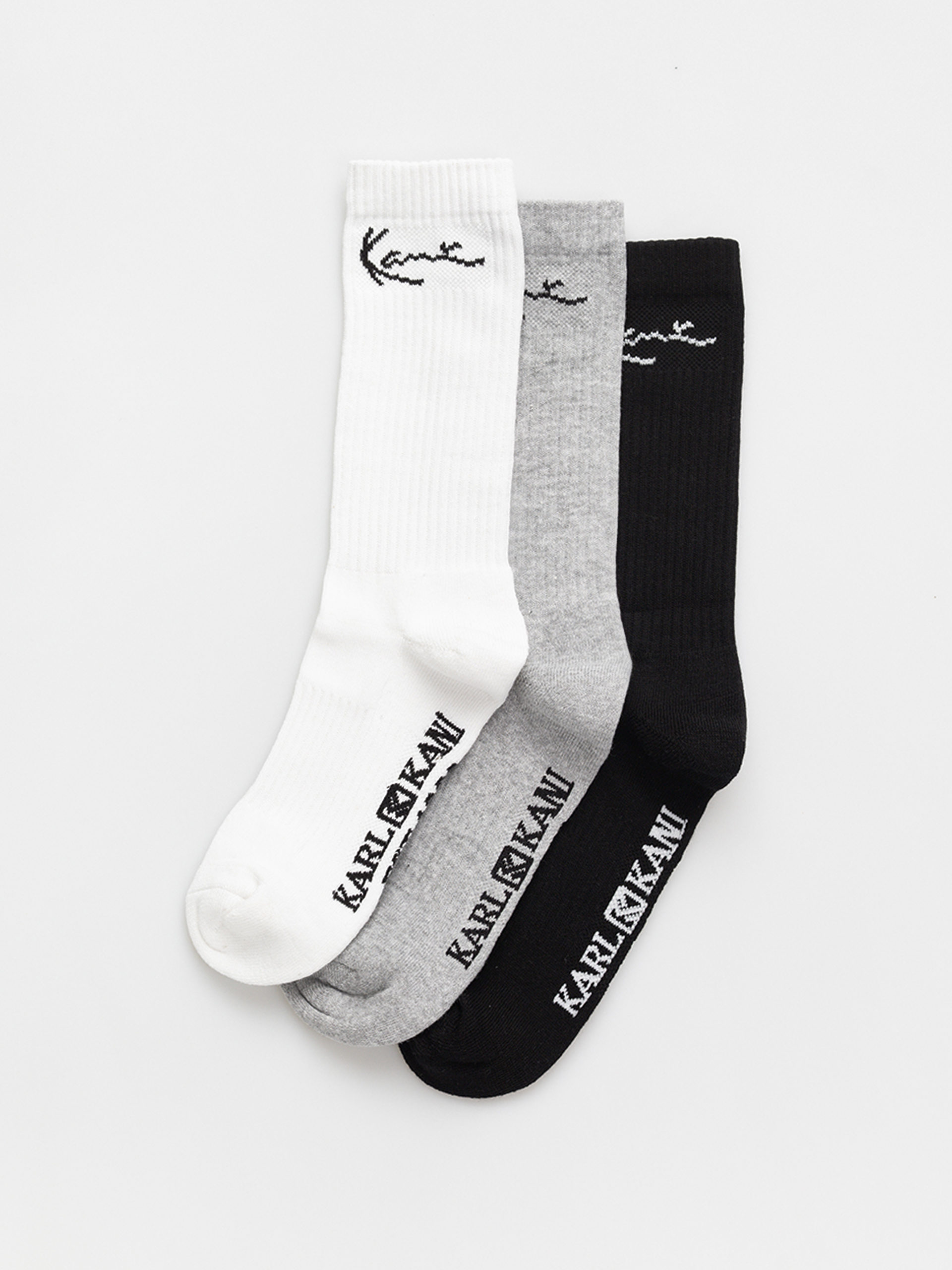 Skarpetki Karl Kani Signature 3Pk (black/grey/white)