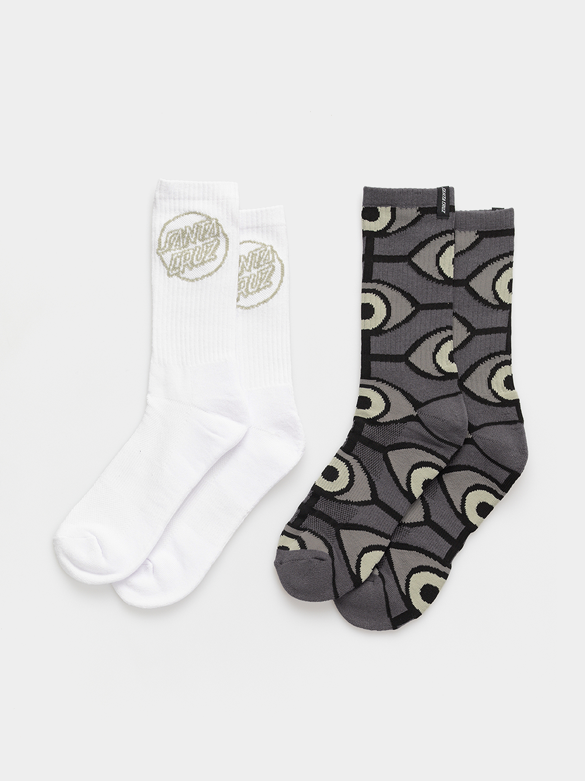 Skarpetki Santa Cruz Salba Eyess 2pk (black & white)