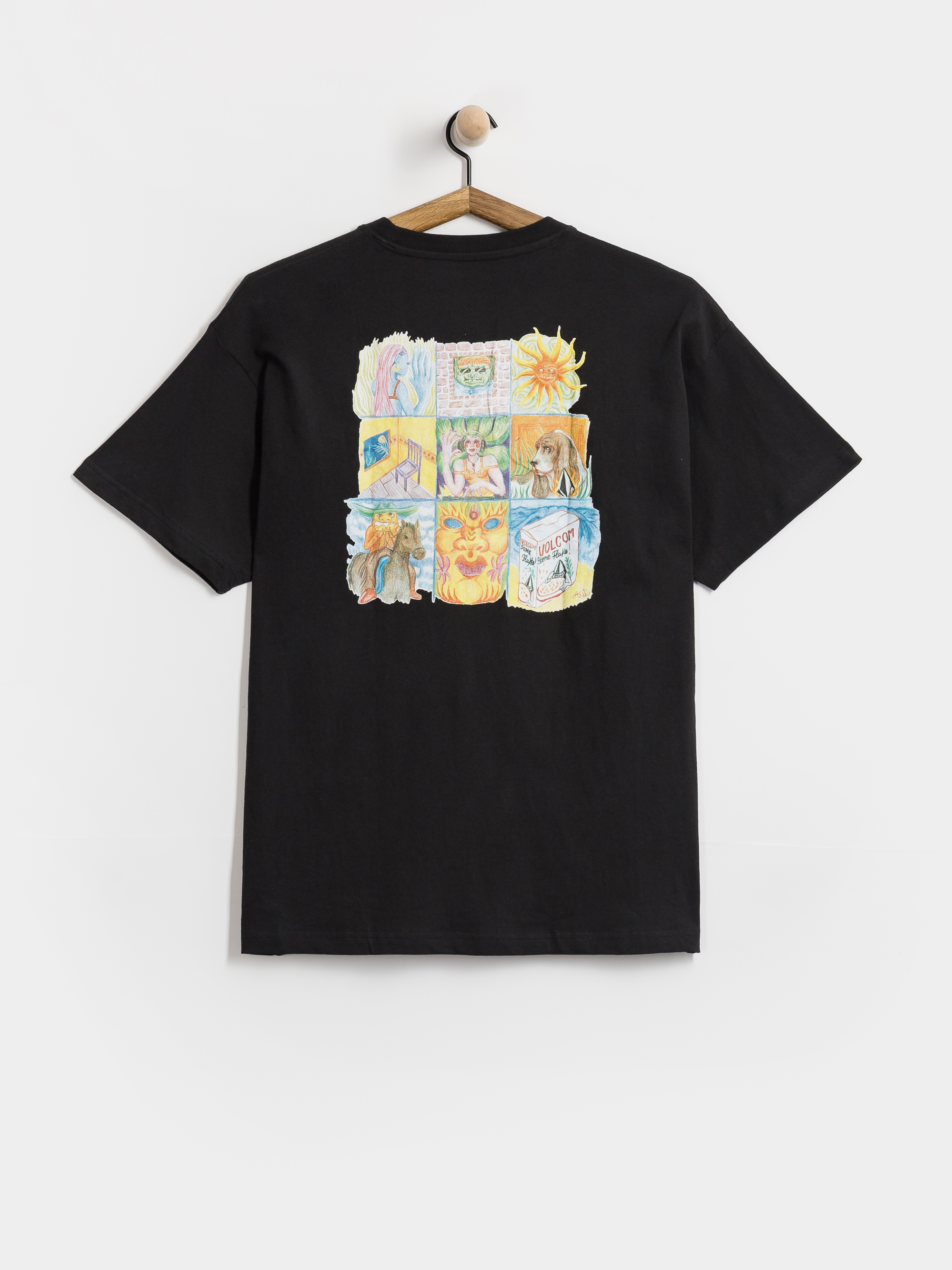 T-shirt Volcom Double Fantasy Lse (black)