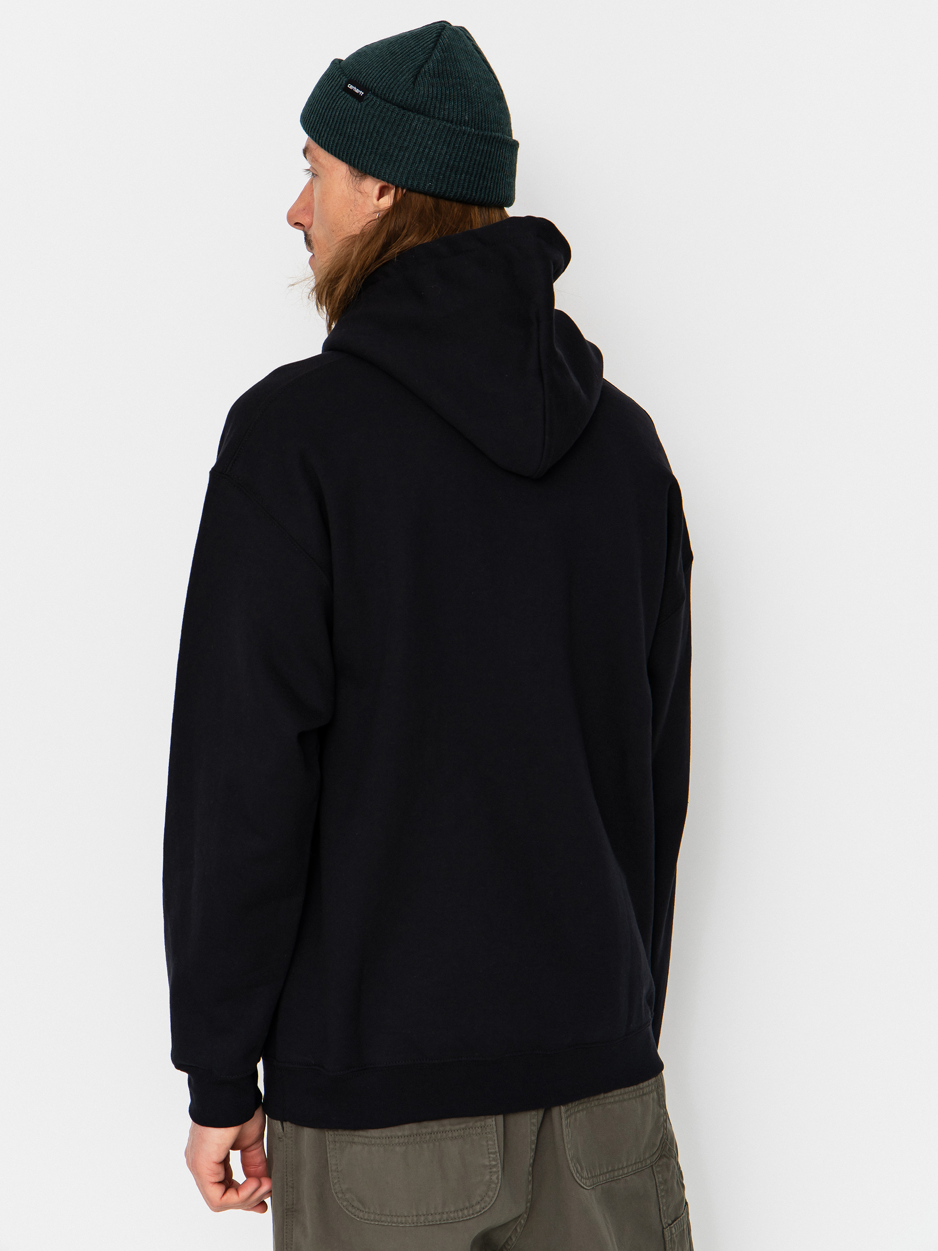 Bluza z kapturem Thrasher x Spitfire Thrash & Burn HD (black)