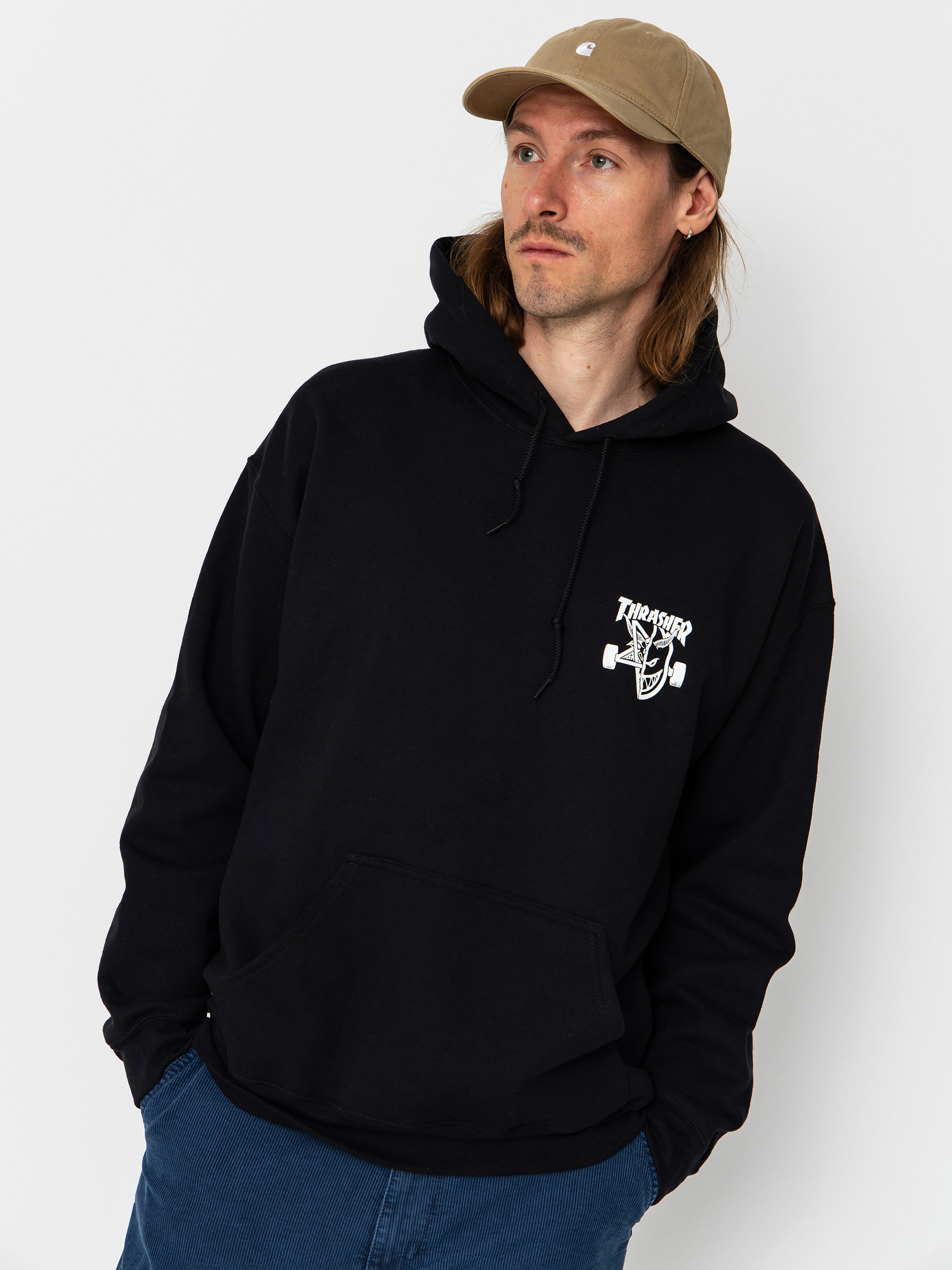 Bluza z kapturem Thrasher x Spitfire Classic Swirl HD (black)