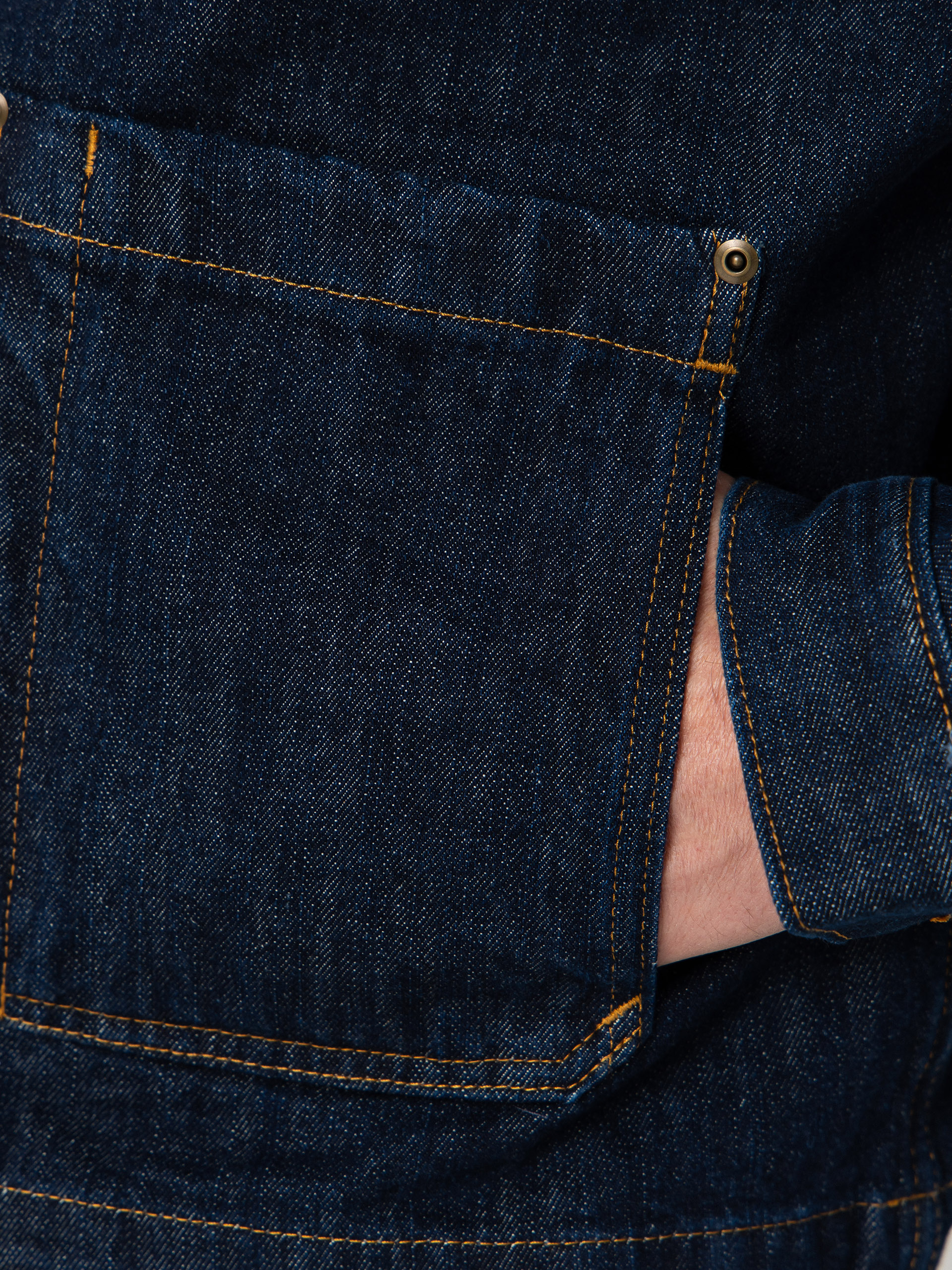 Kurtka Dickies X Harley Davidson Boxy Denim (rinsed indigo blue)