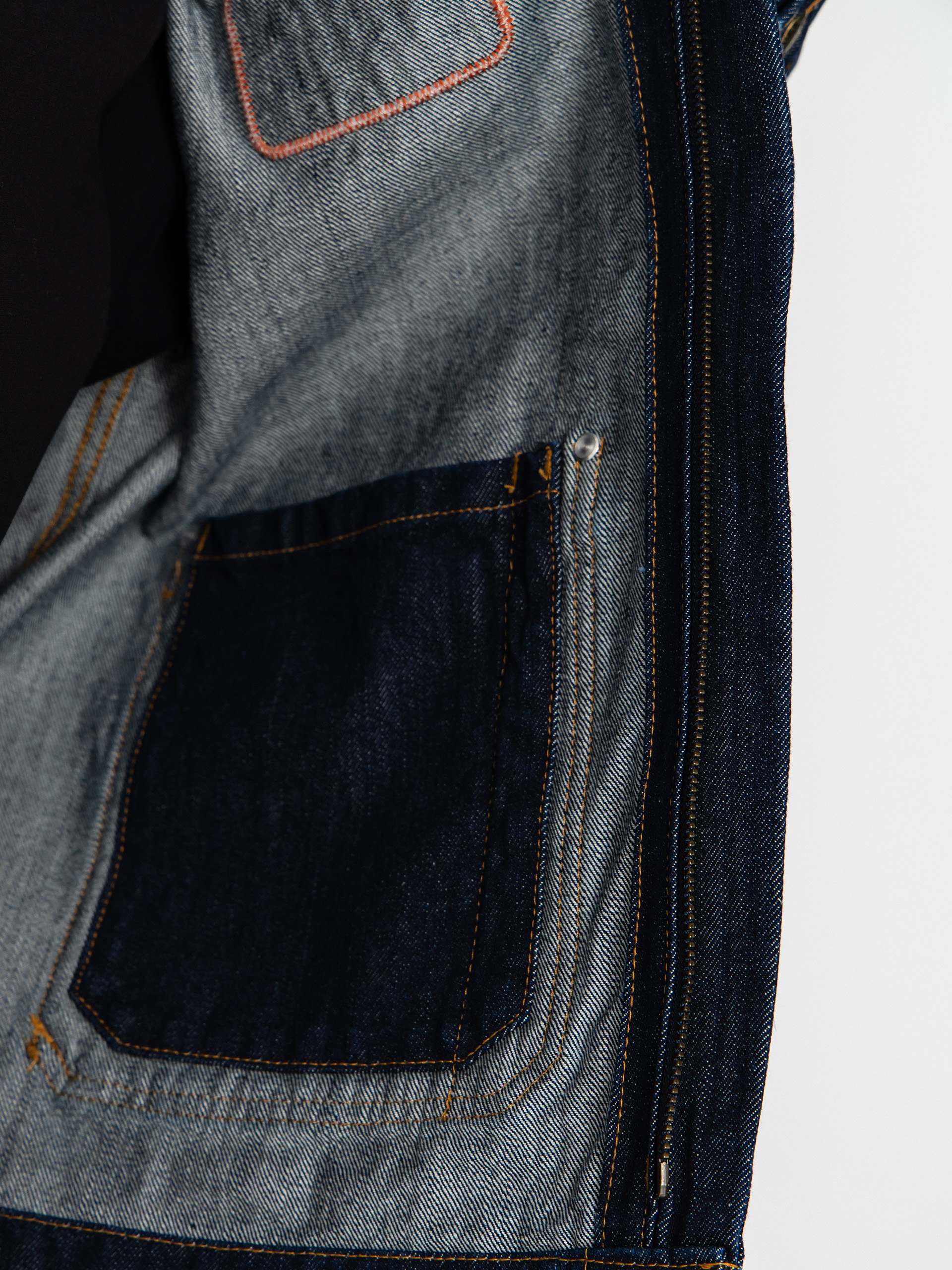 Kurtka Dickies X Harley Davidson Boxy Denim (rinsed indigo blue)