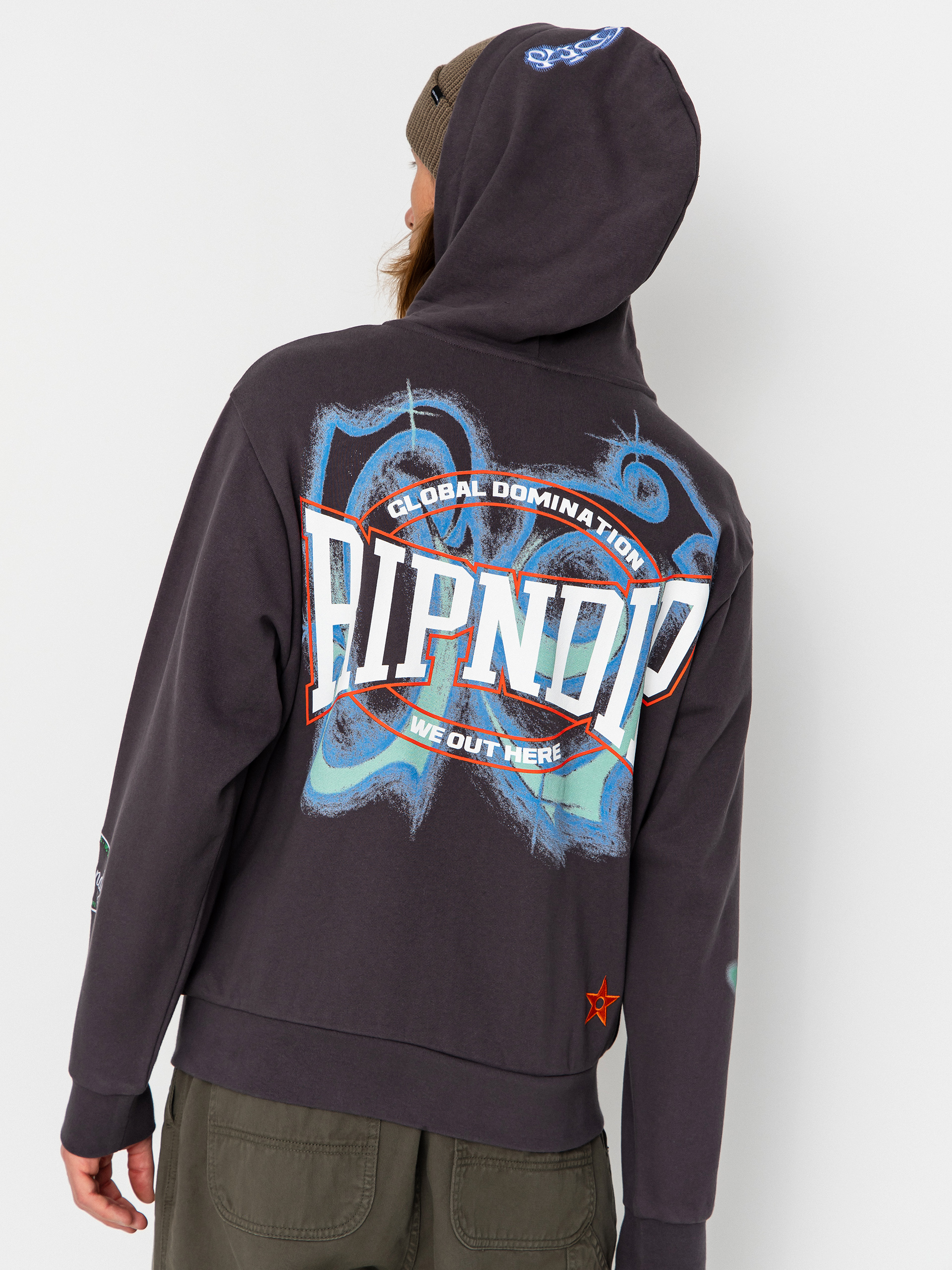 Bluza z kapturem RipNDip Allure Zip HD (black)