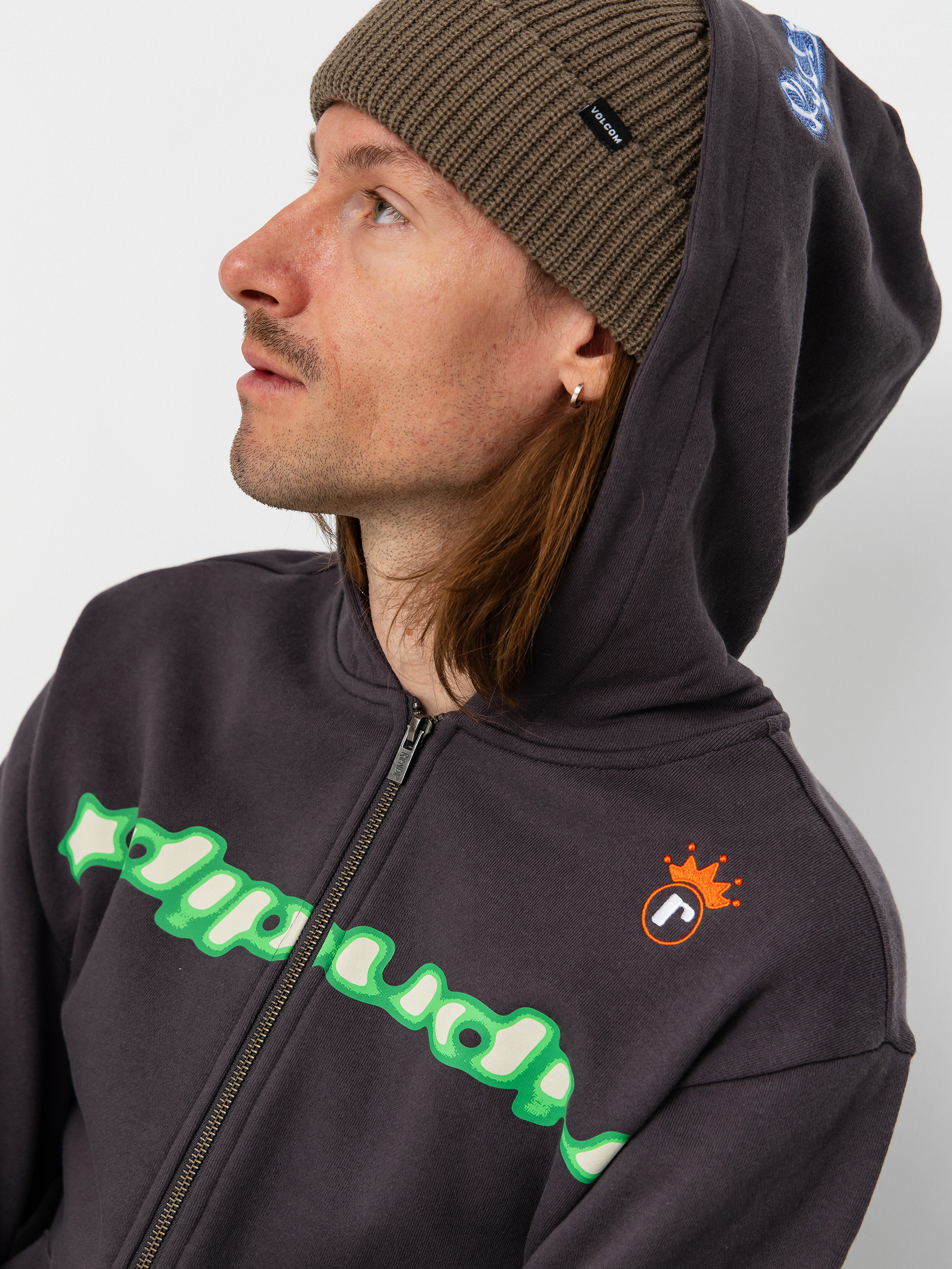 Bluza z kapturem RipNDip Allure Zip HD (black)