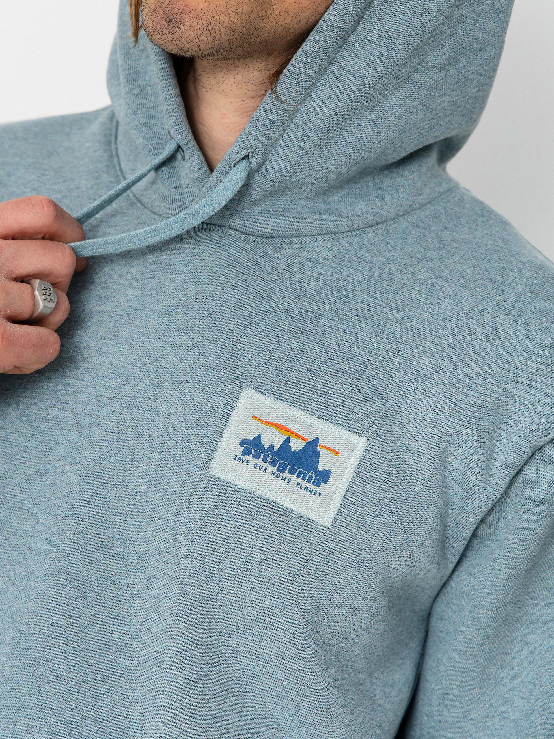 Bluza z kapturem Patagonia 73 Skyline Uprisal HD (blue sage)
