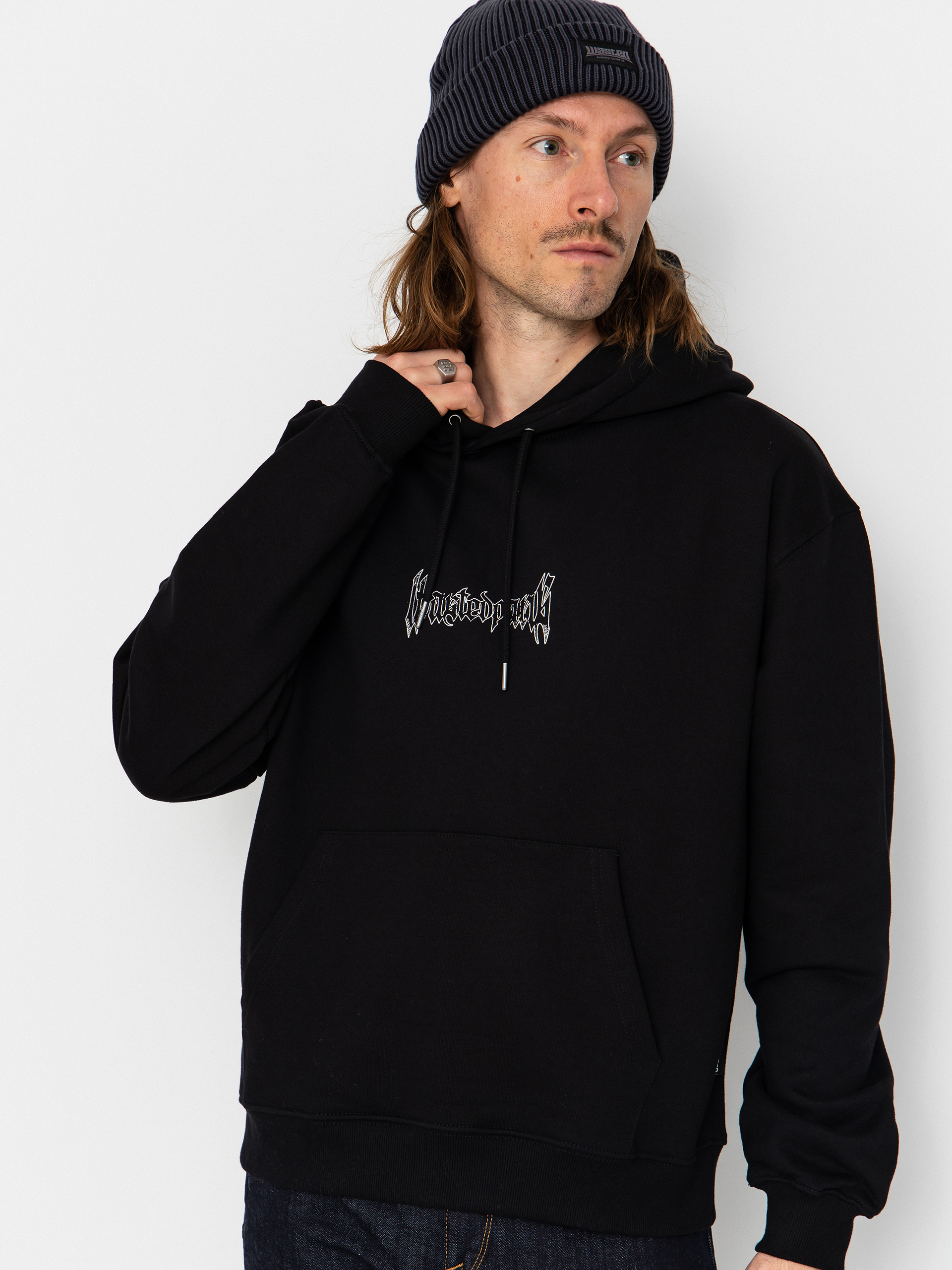 Bluza z kapturem Wasted Paris Snakes HD (black)