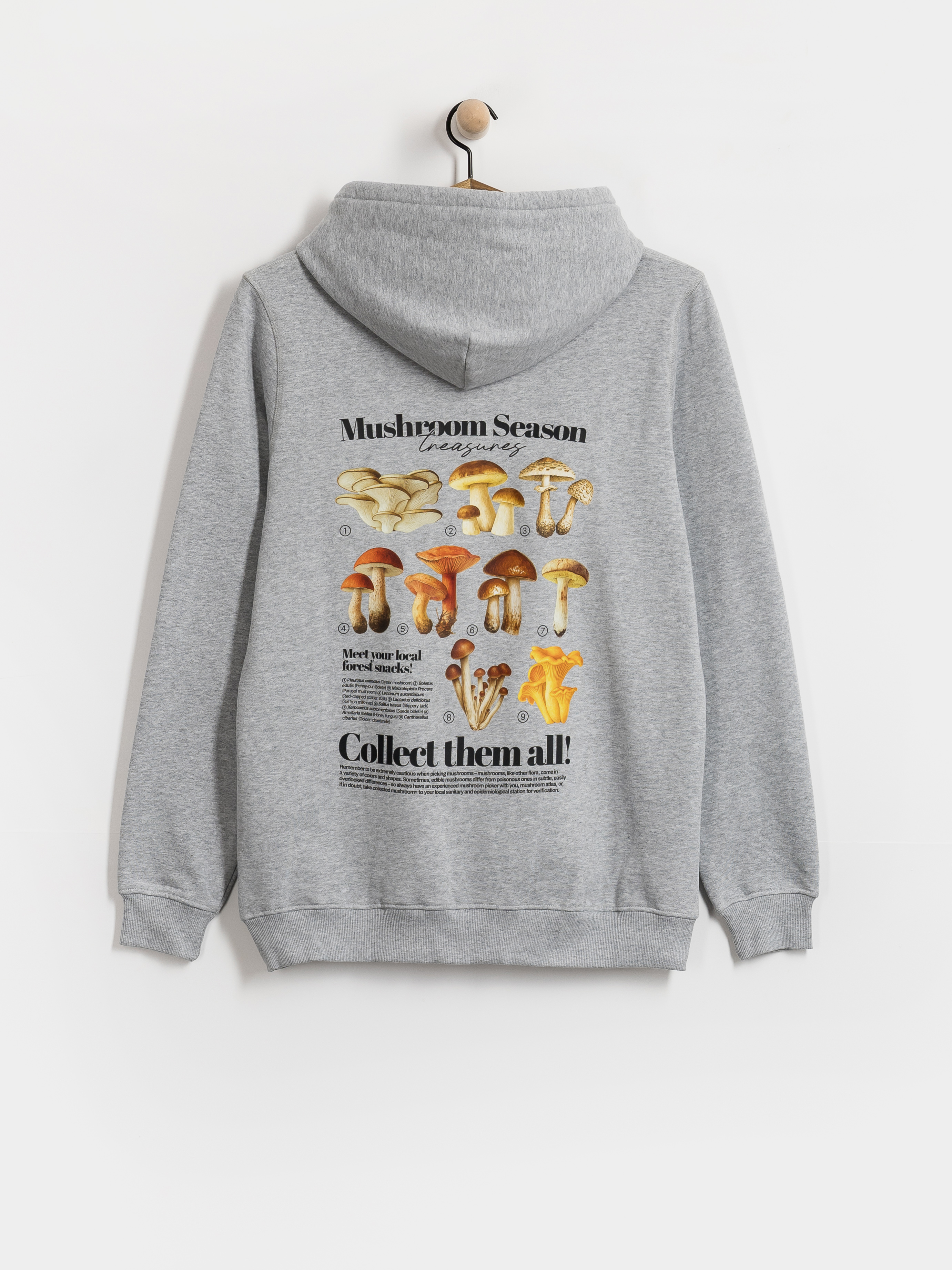 Bluza z kapturem Palto Mushroom Hunter HD (grey)