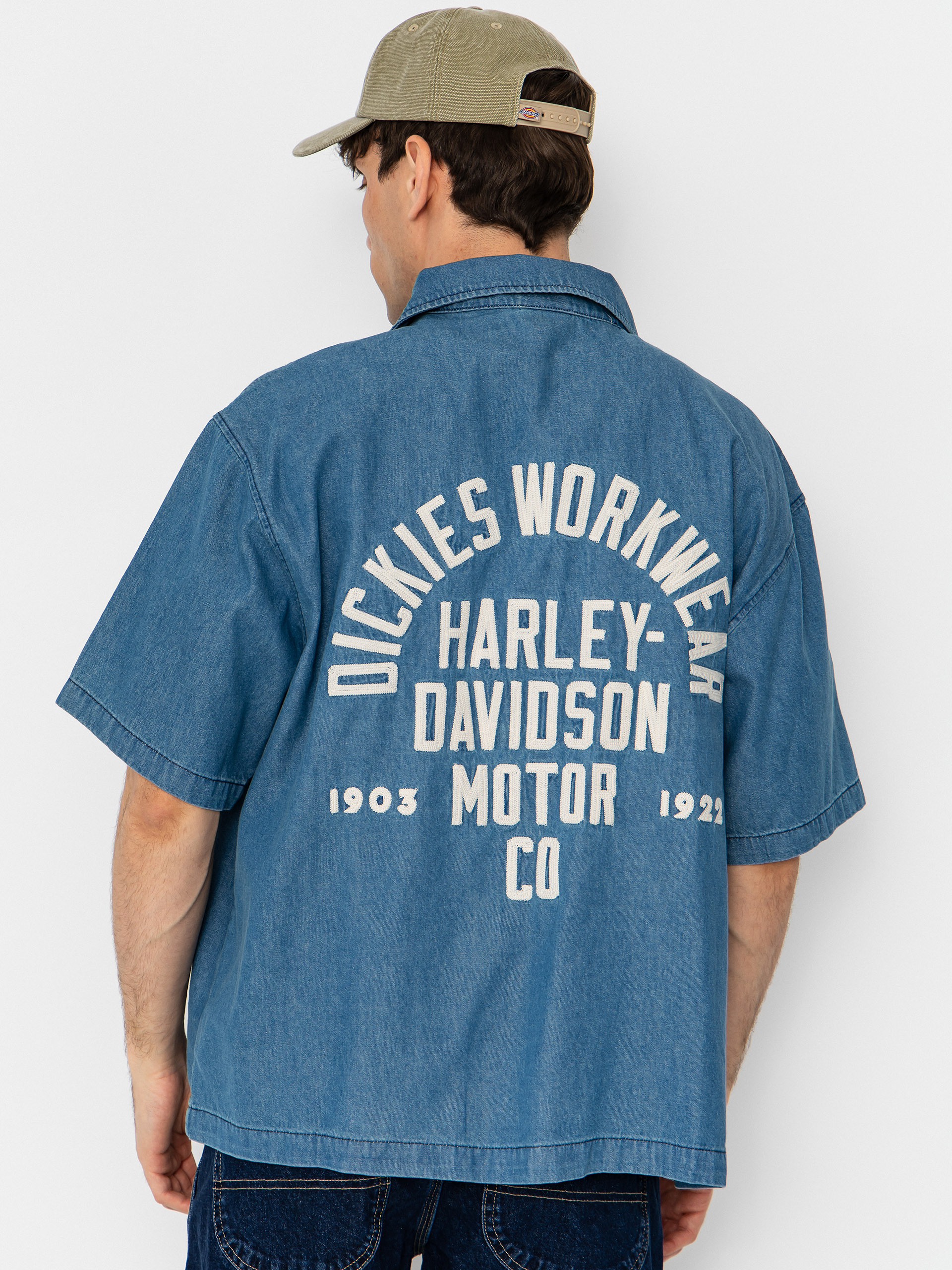 Koszula Dickies X Harley Davidson Boxy Chambray Work
