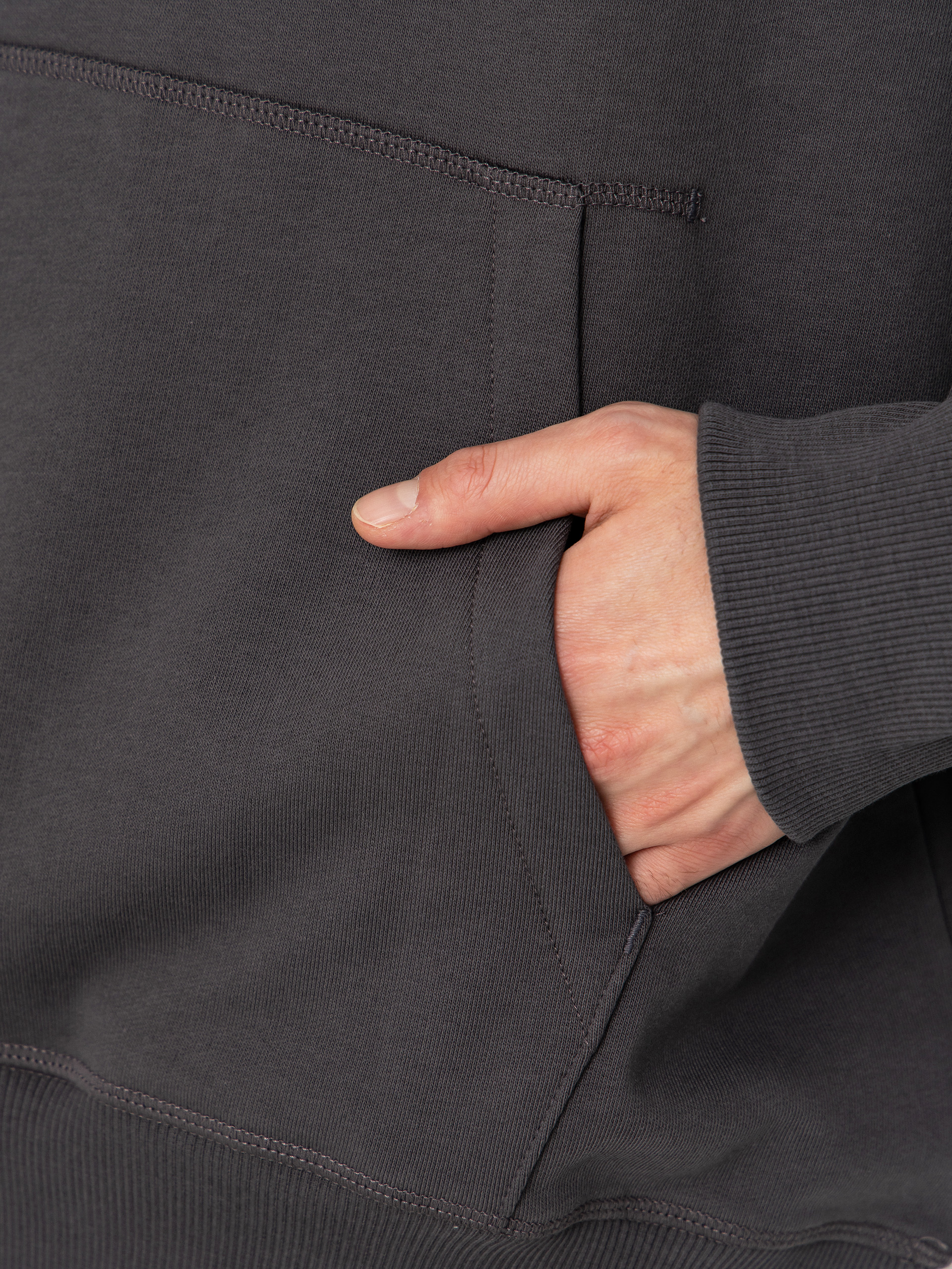 Bluza z kapturem The North Face Essential Light Relaxed HD (anthracite grey)