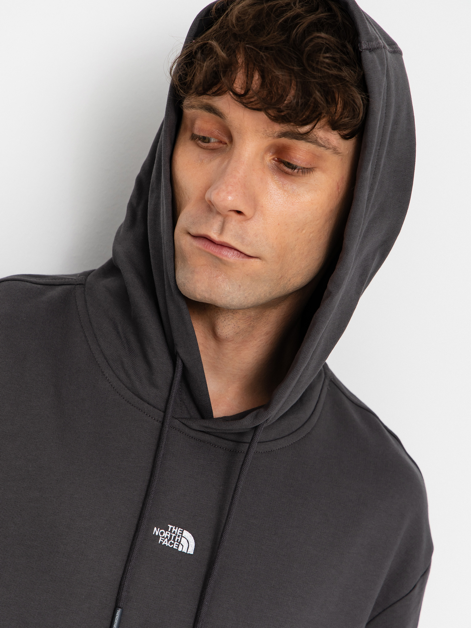 Bluza z kapturem The North Face Essential Light Relaxed HD (anthracite grey)