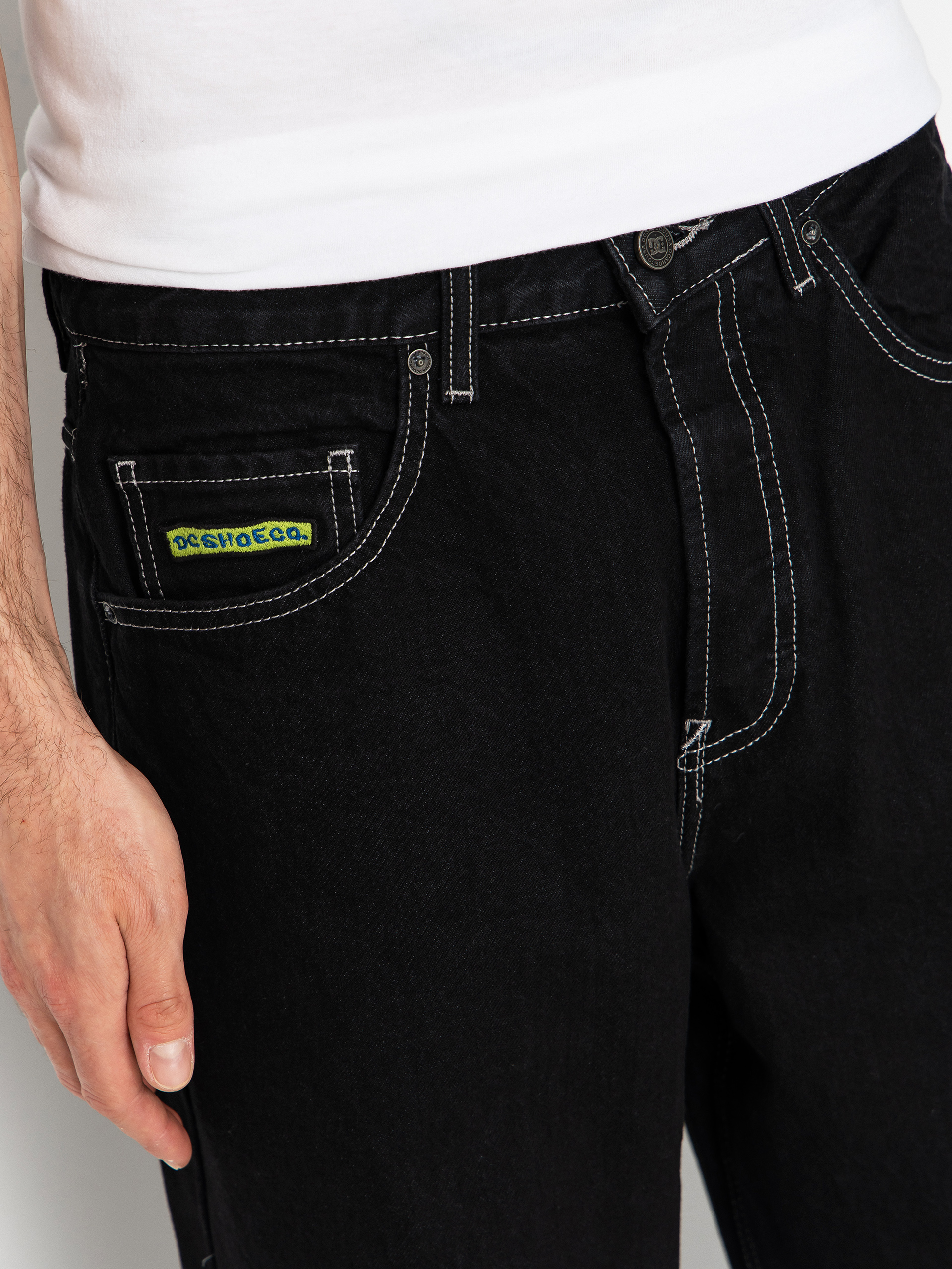 Spodnie DC Baggy Denim (black tint)