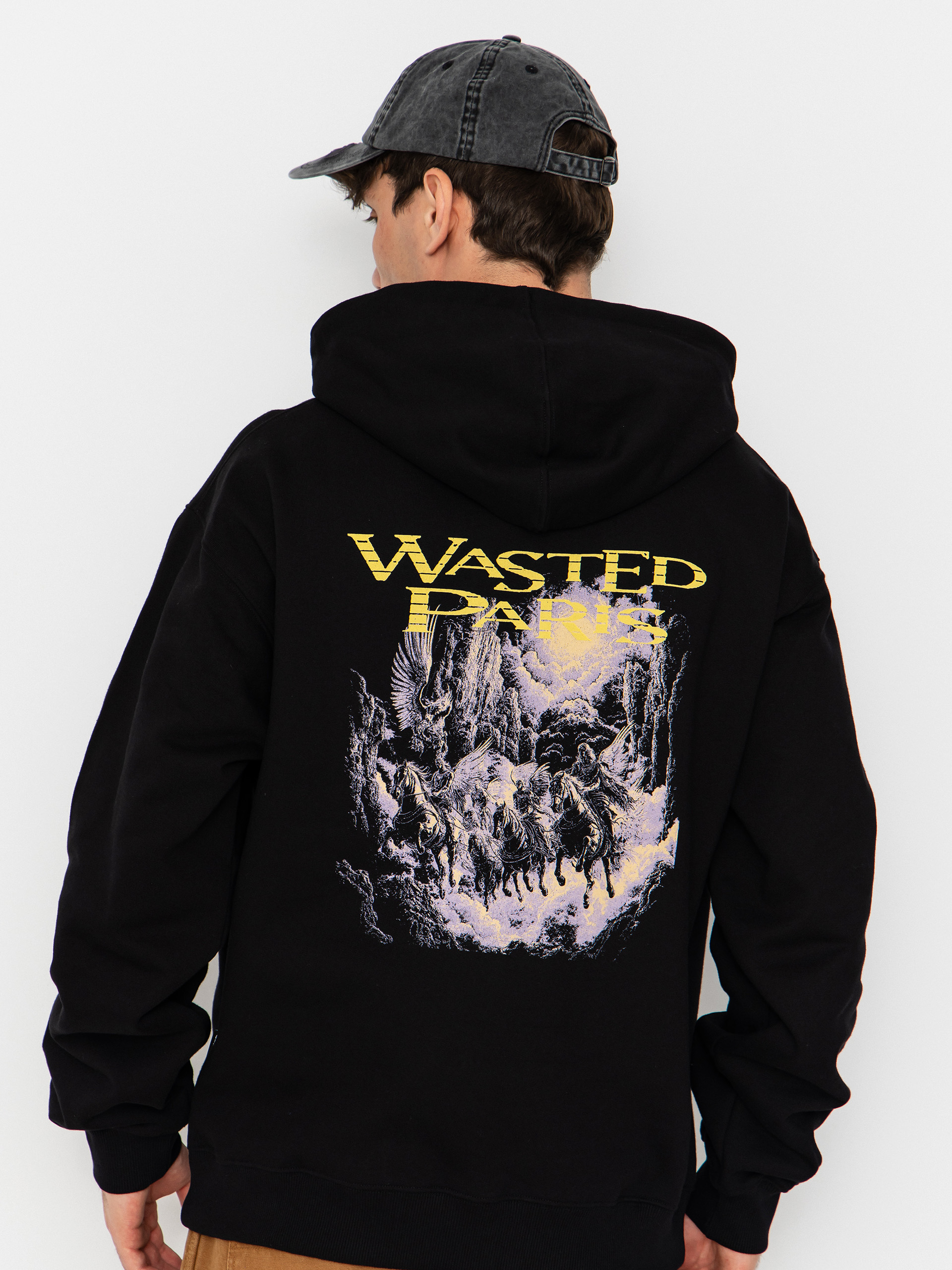 Bluza z kapturem Wasted Paris Angels Gully HD (black)