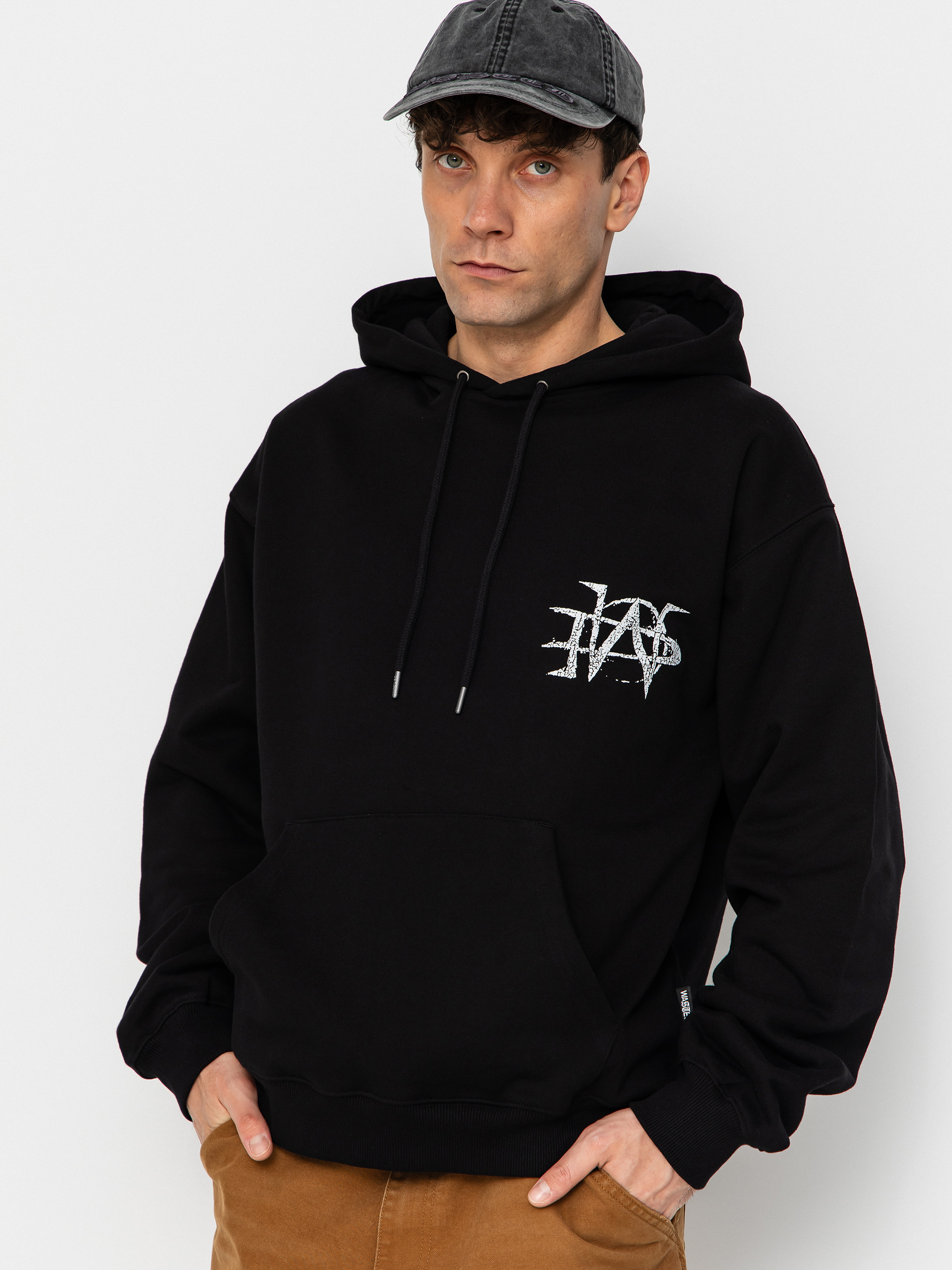 Bluza z kapturem Wasted Paris Angels Gully HD (black)