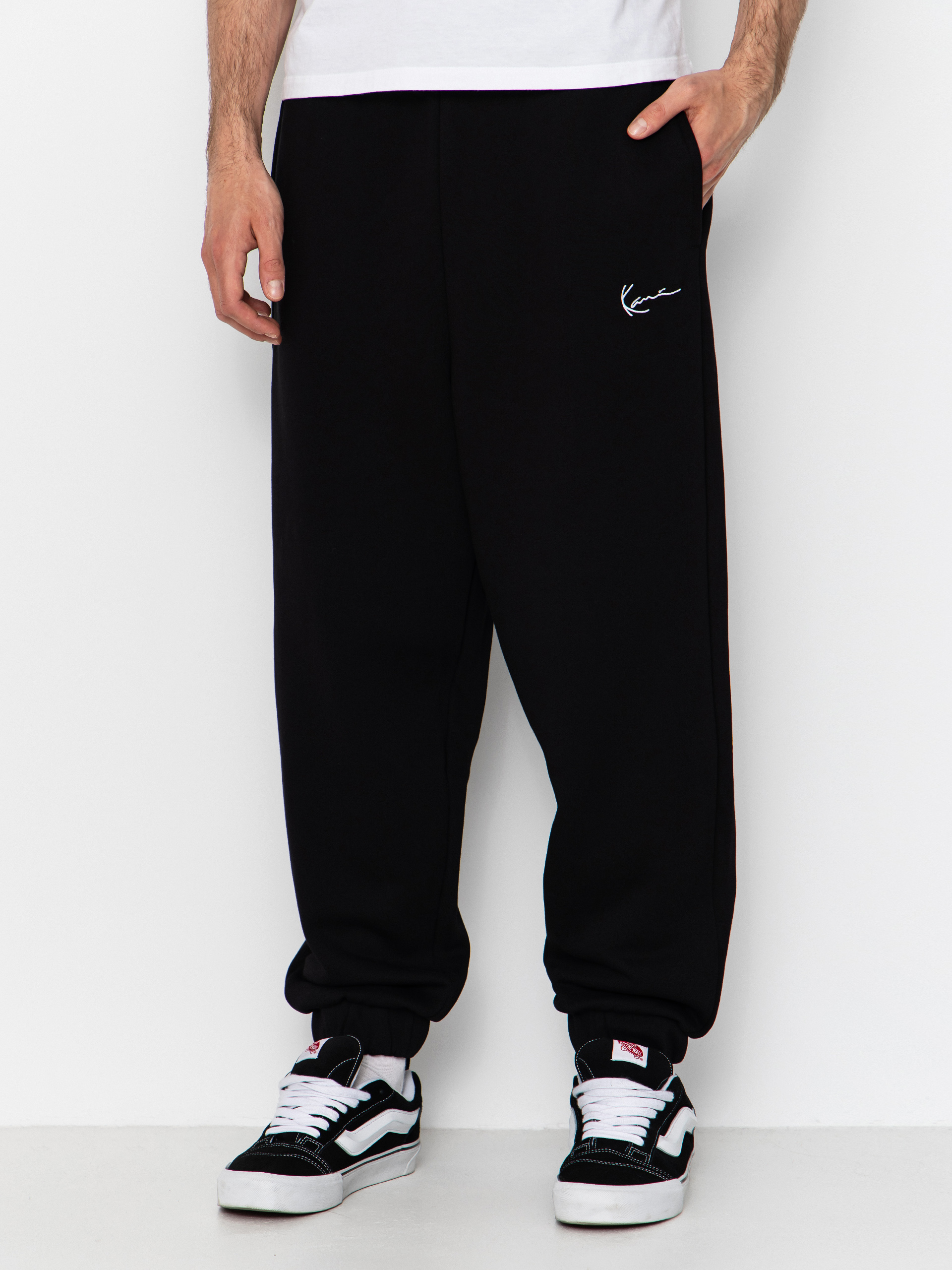 Spodnie Karl Kani Small Signature Essential Regular (black)