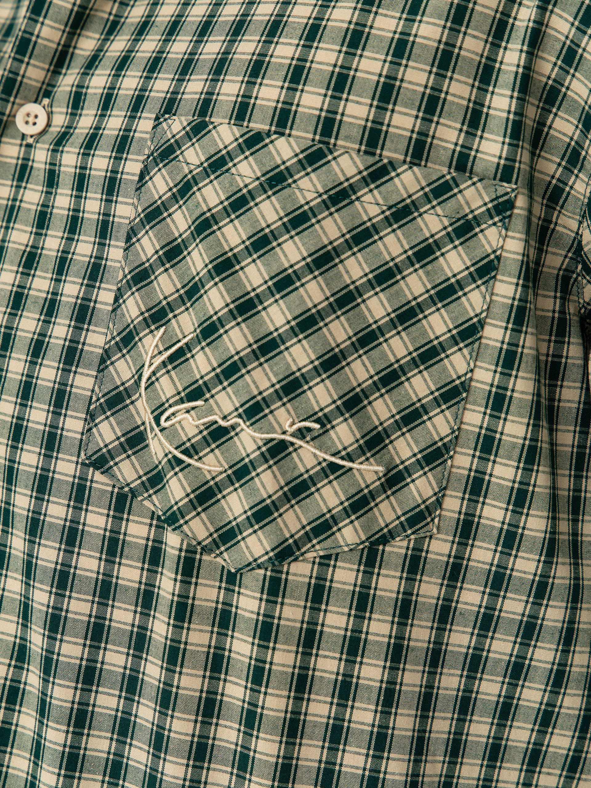 Koszula Karl Kani Signature Check Boxy (green)