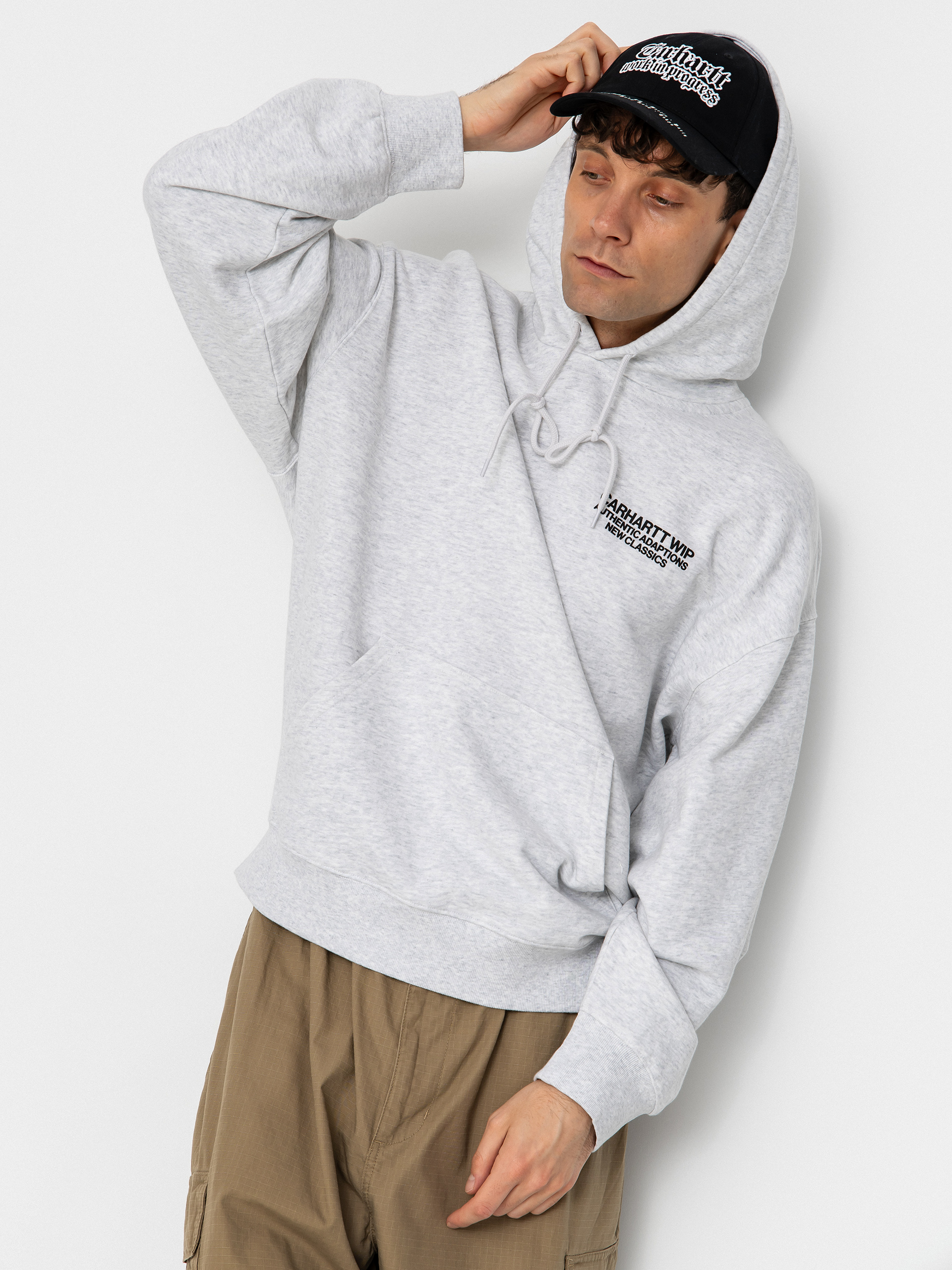 Bluza z kapturem Carhartt WIP Sean Hamilton HD (ash heather)