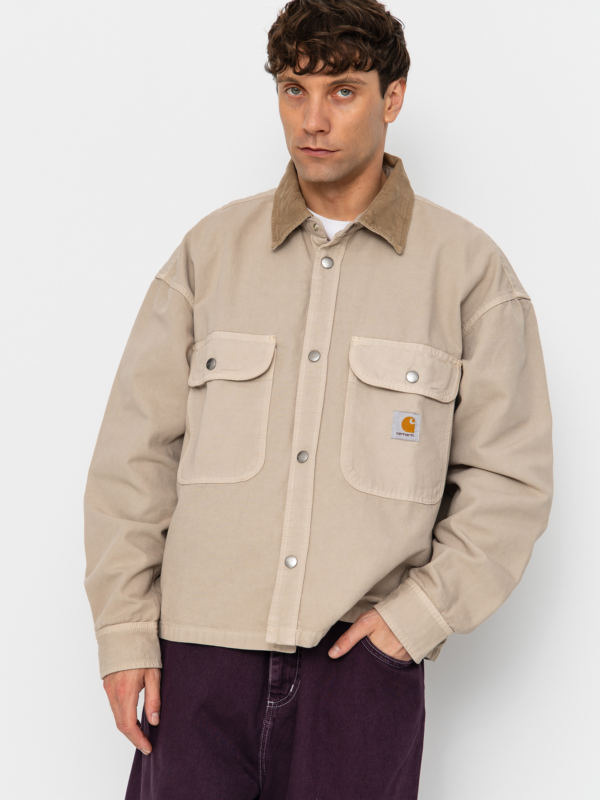 Kurtka Carhartt WIP Prescott (string/leather)